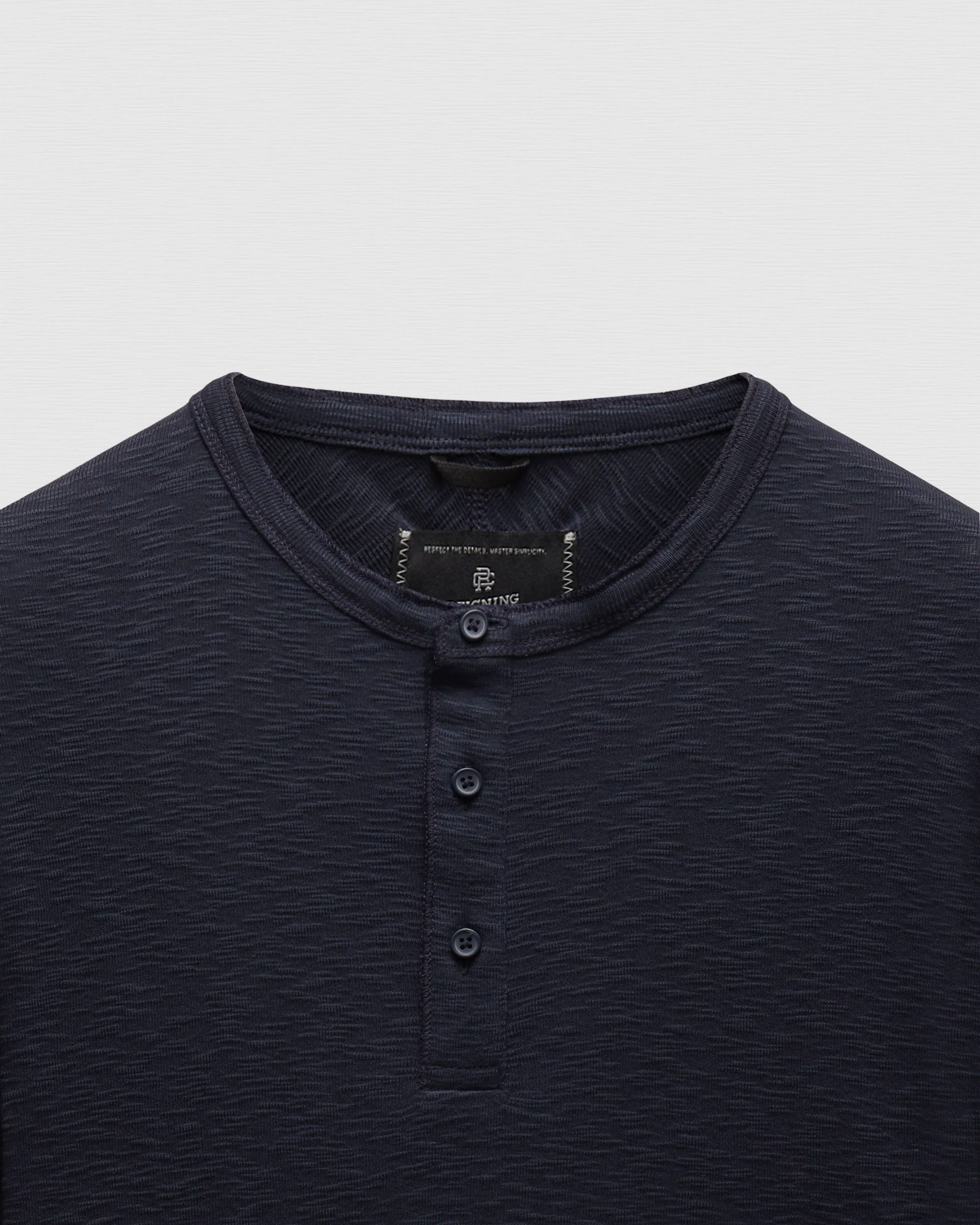 1X1 Slub Slim Henley - Image 7