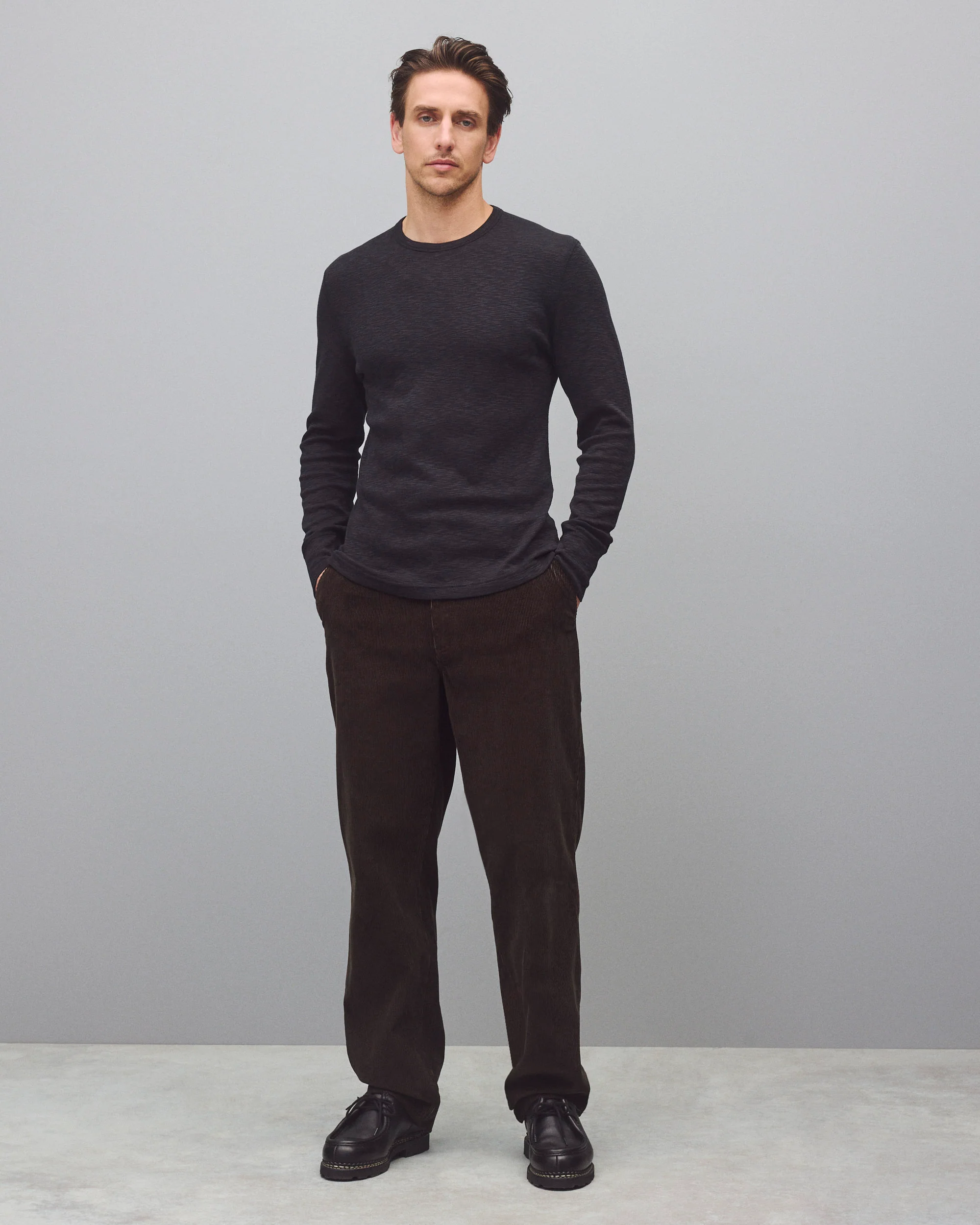 1x1 Slub Slim Long Sleeve - Image 3