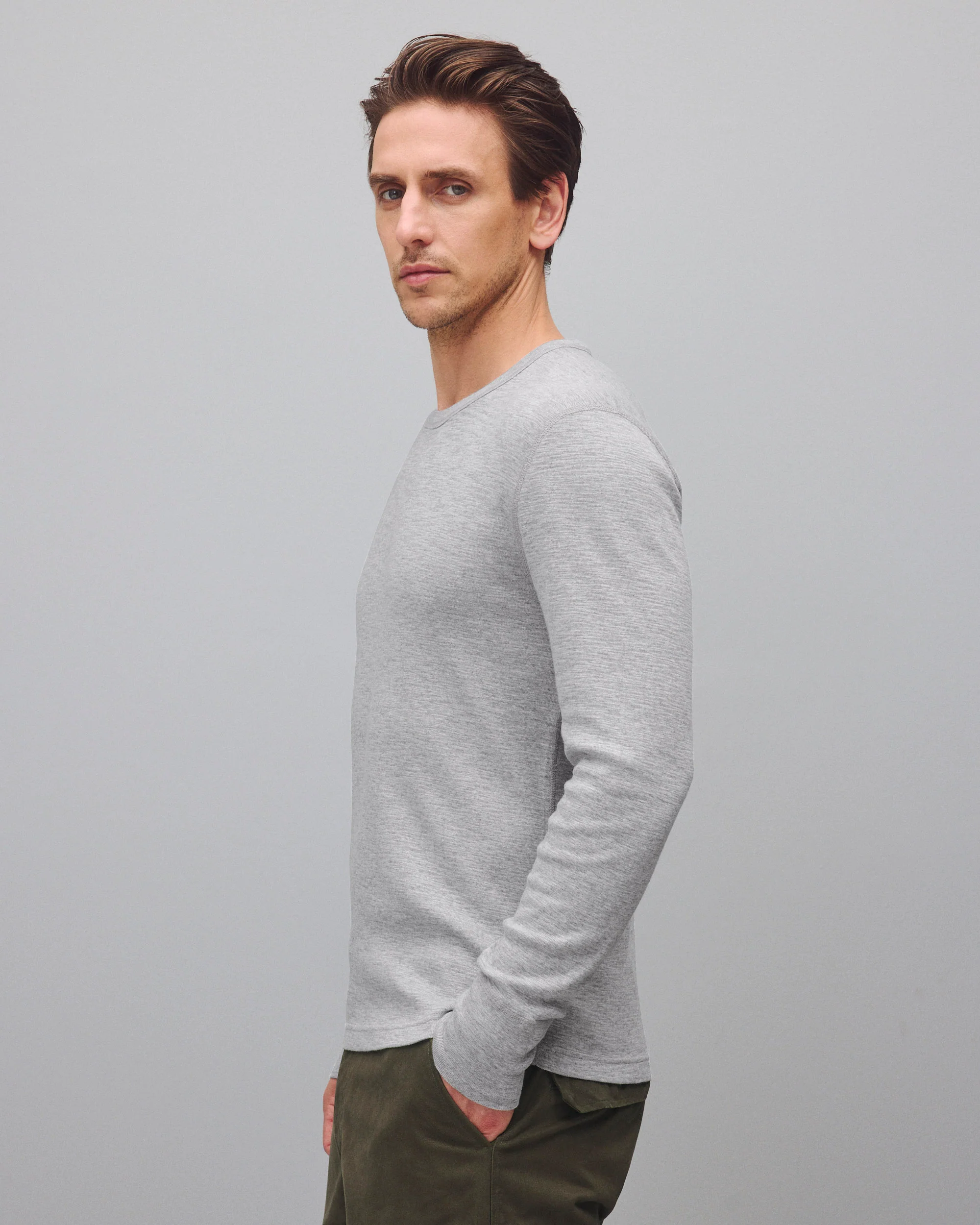 1x1 Slub Slim Long Sleeve - Image 4
