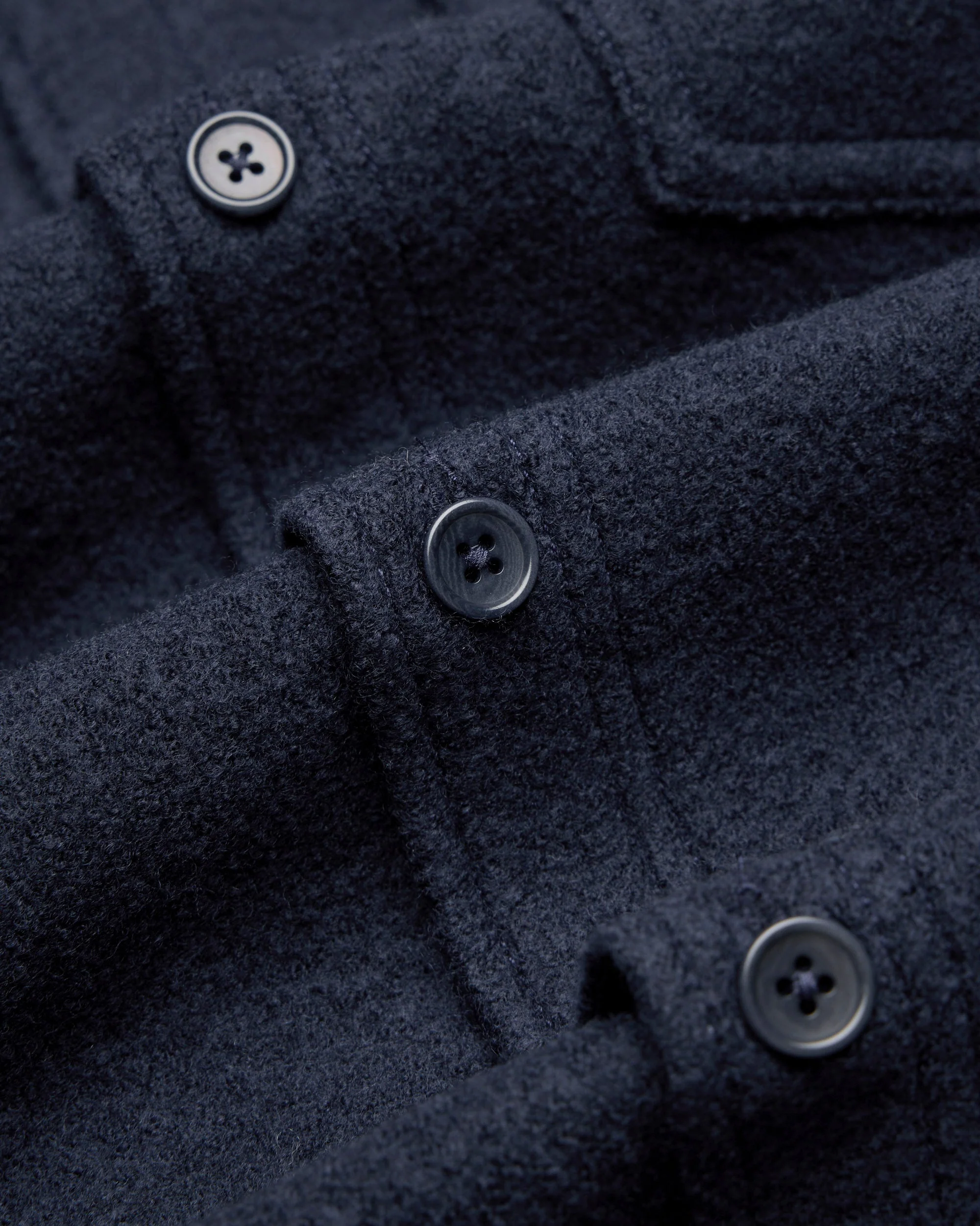 Boiled Wool Warden Overshirt - Image 10