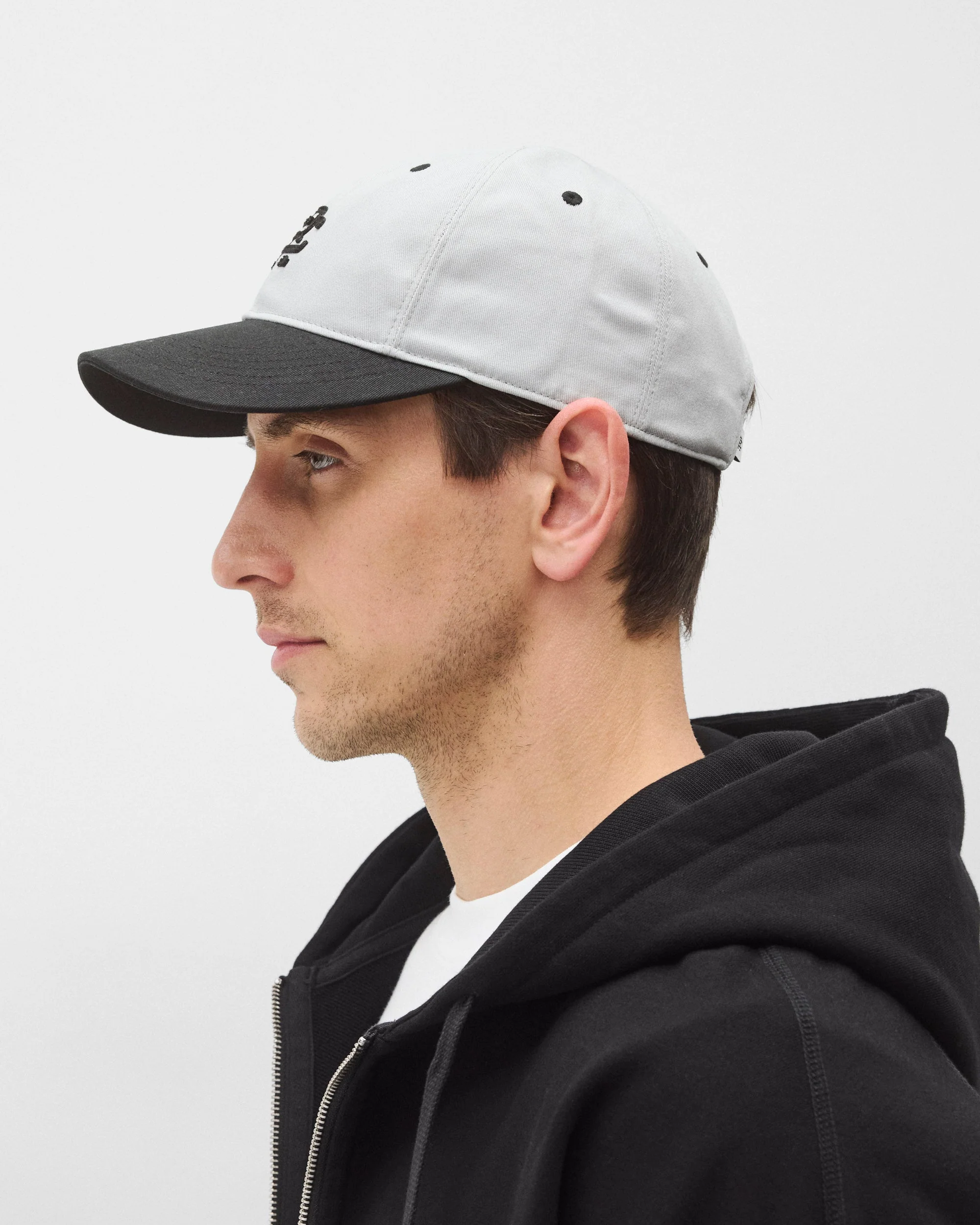 Colour Block Monogram Strapback Cap - Image 3