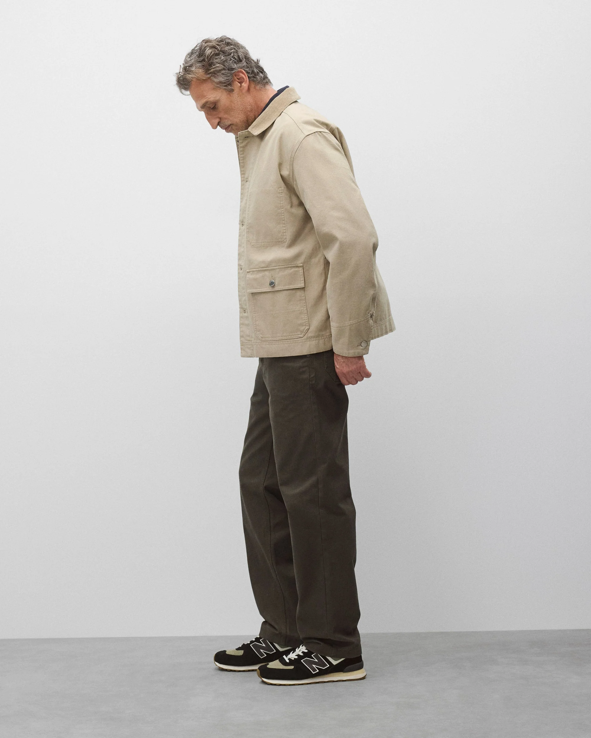 Cotton Canvas Chore Jacket - Image 4