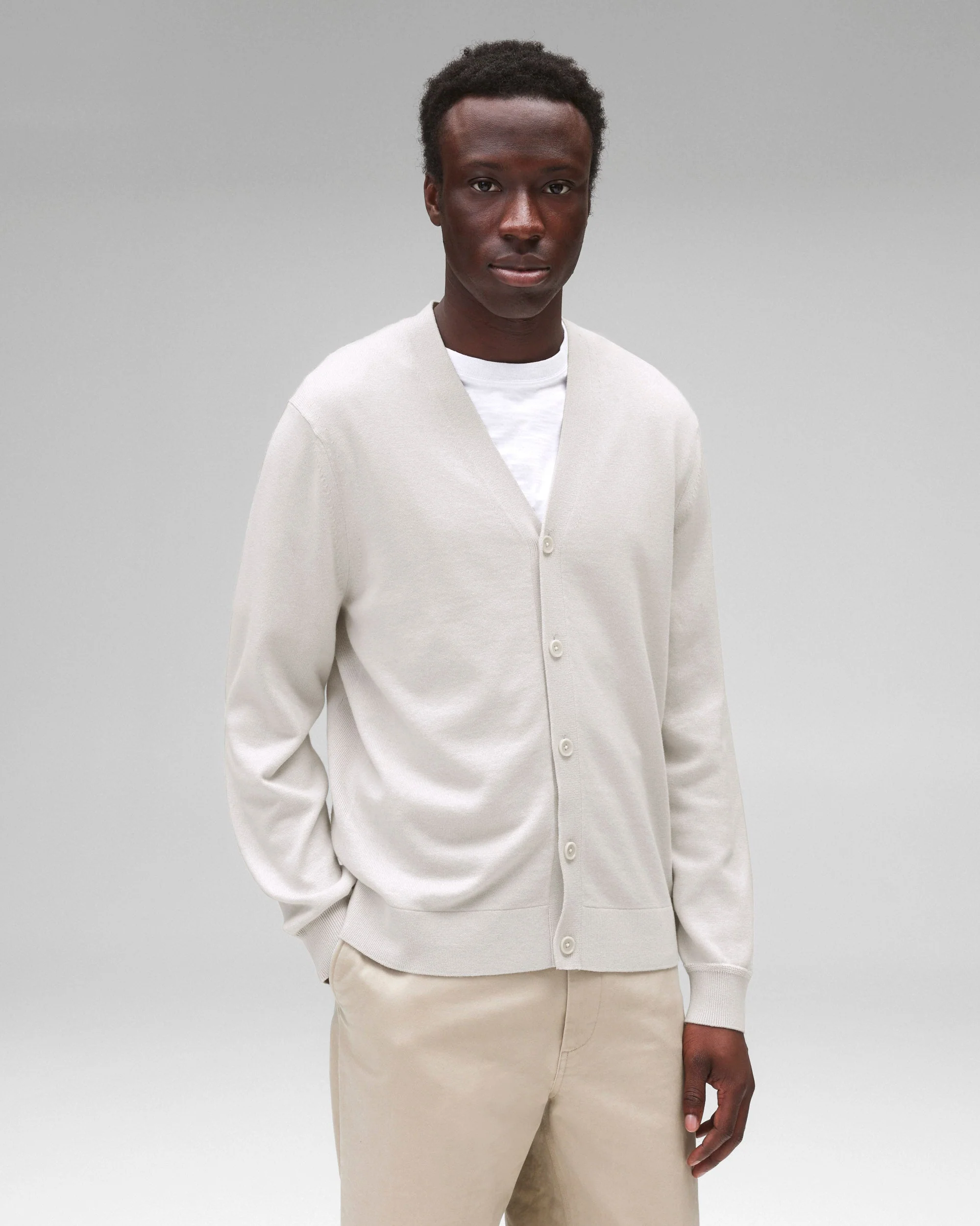 Cotton Cashmere Riviera Cardigan - Image 2