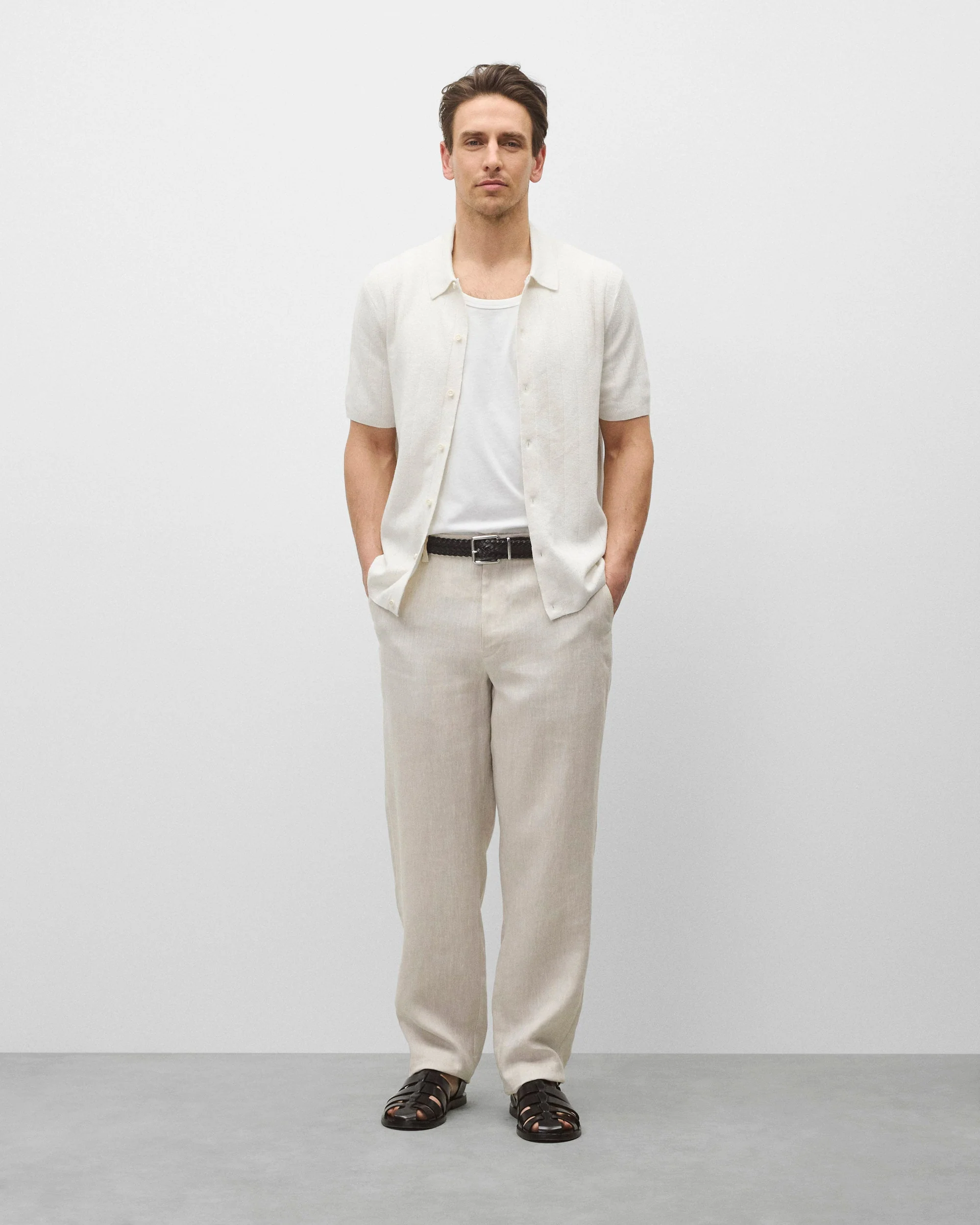 Cotton Linen Piazza Shirt - Image 3