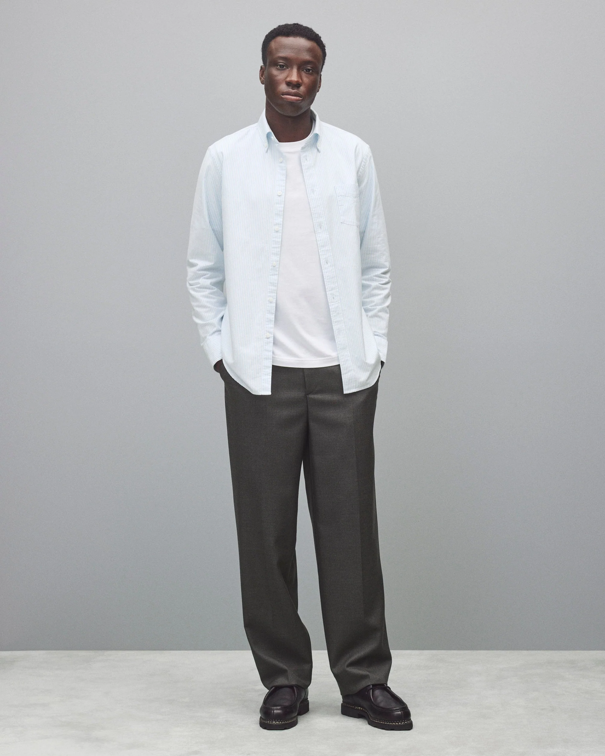 Cotton Oxford Windsor Standard Shirt - Image 3
