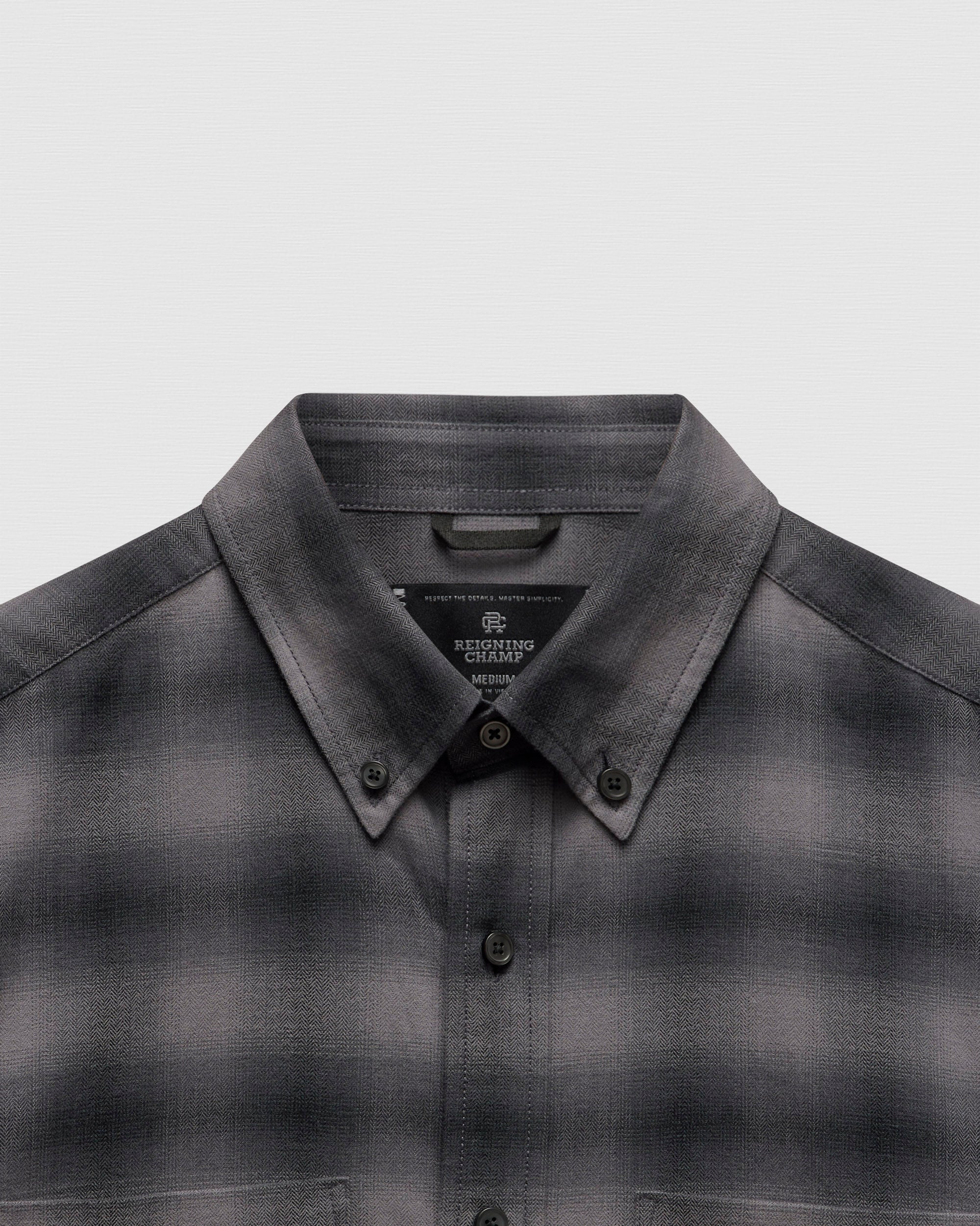 Cotton Plaid Site Standard Shirt - Image 8