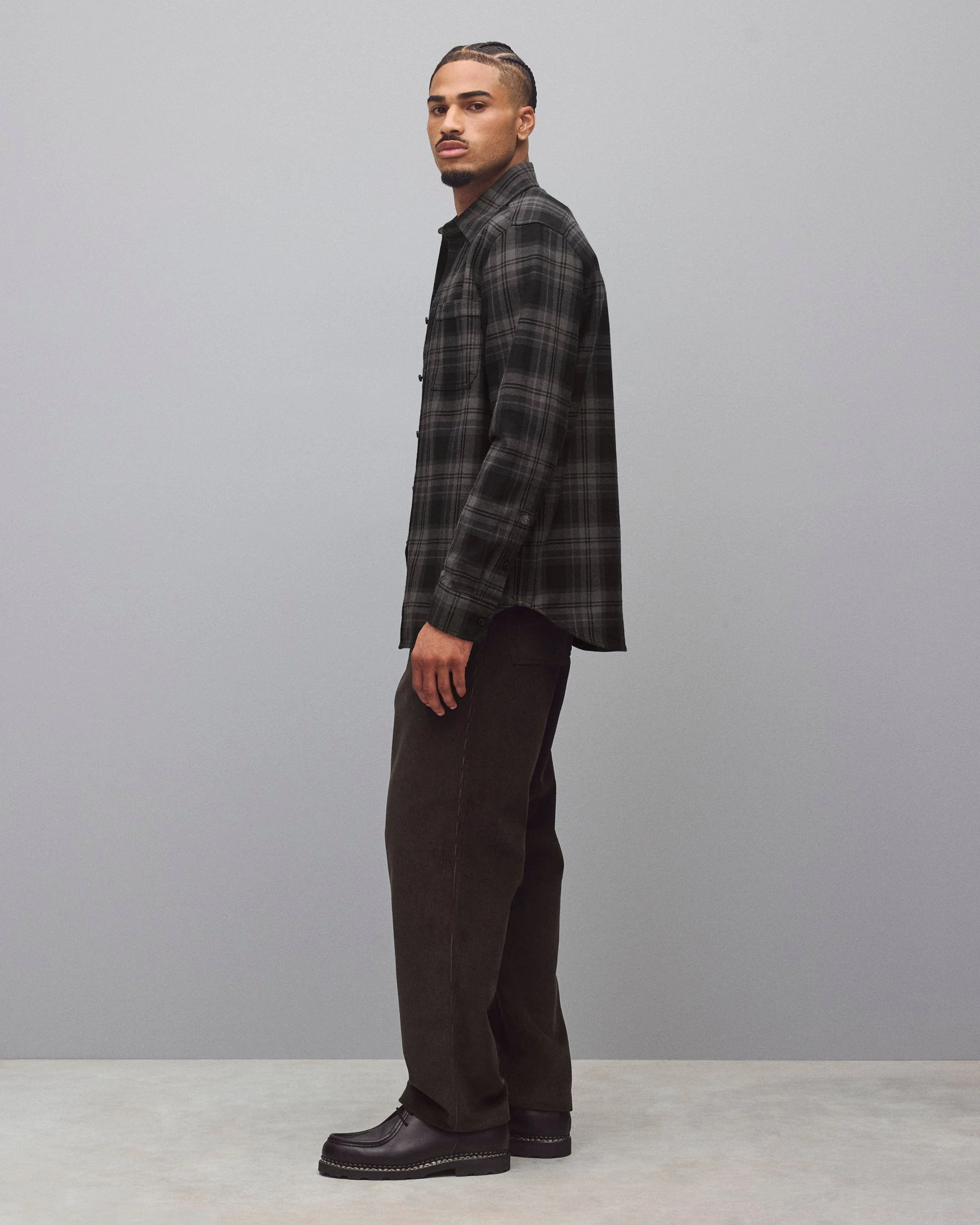 Cotton Plaid Union Standard Shirt - Image 4
