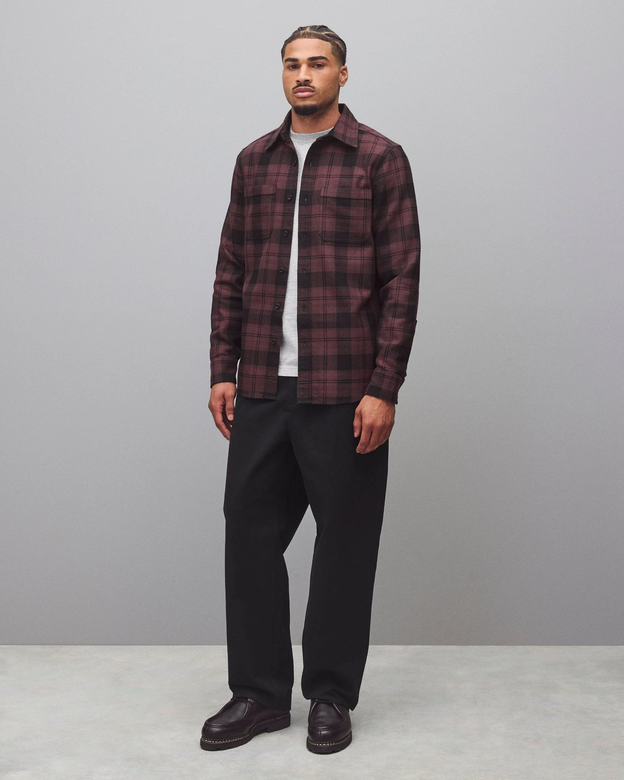 Cotton Plaid Union Standard Shirt - Image 3
