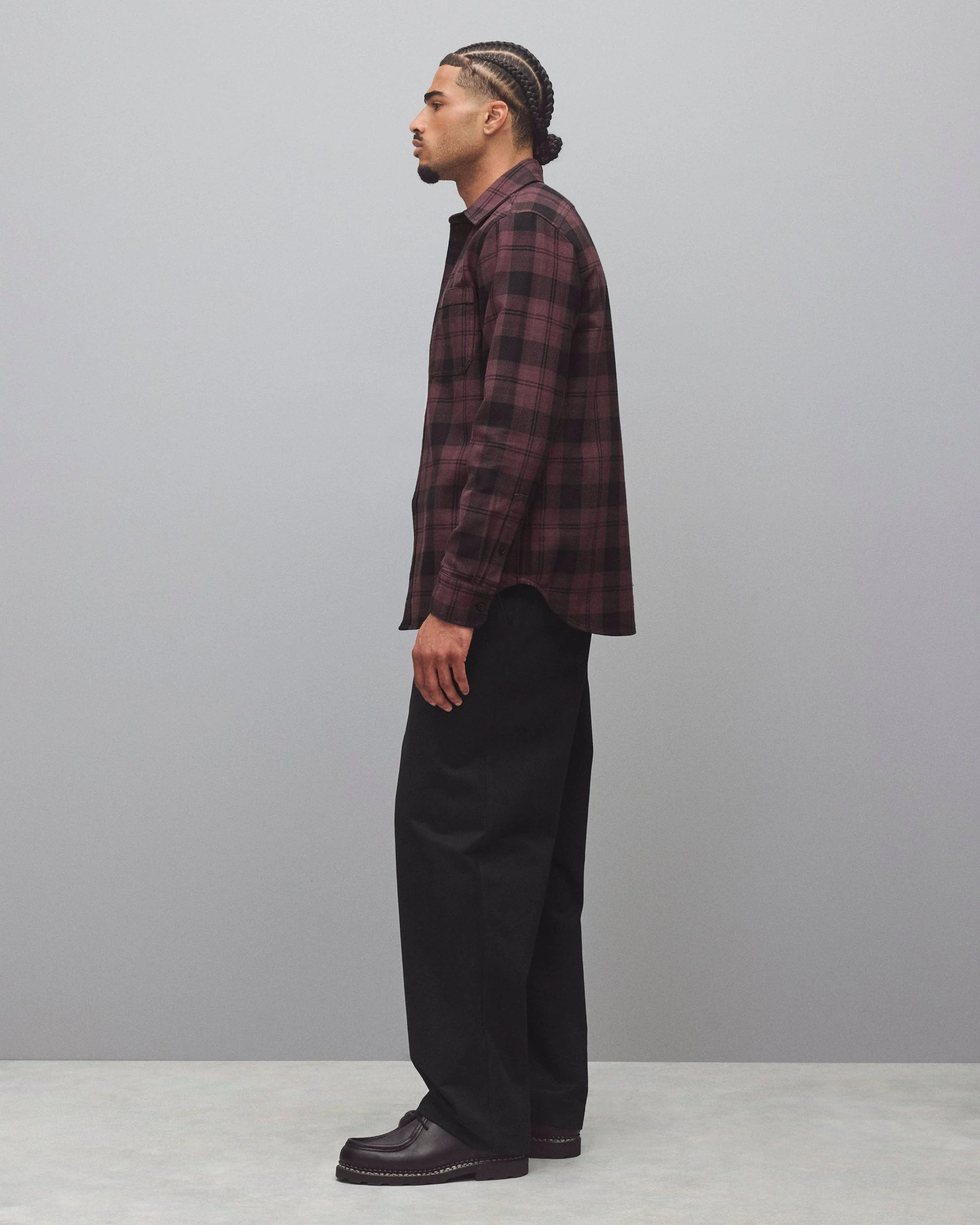 Cotton Plaid Union Standard Shirt - Image 4