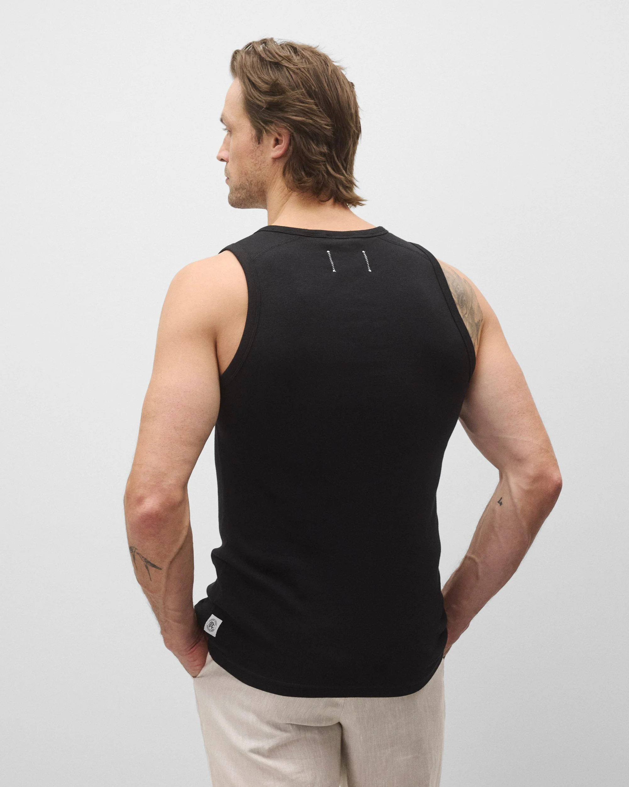 Cotton Rib Slim Tank Top - Image 5