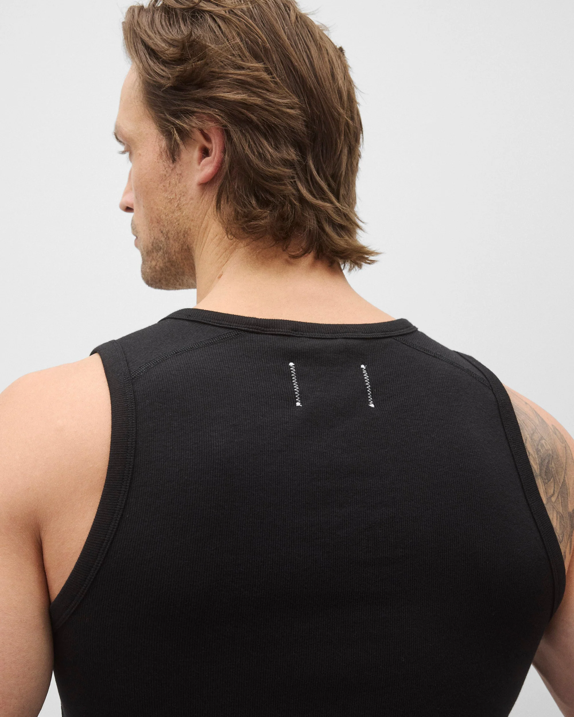 Cotton Rib Slim Tank Top - Image 6