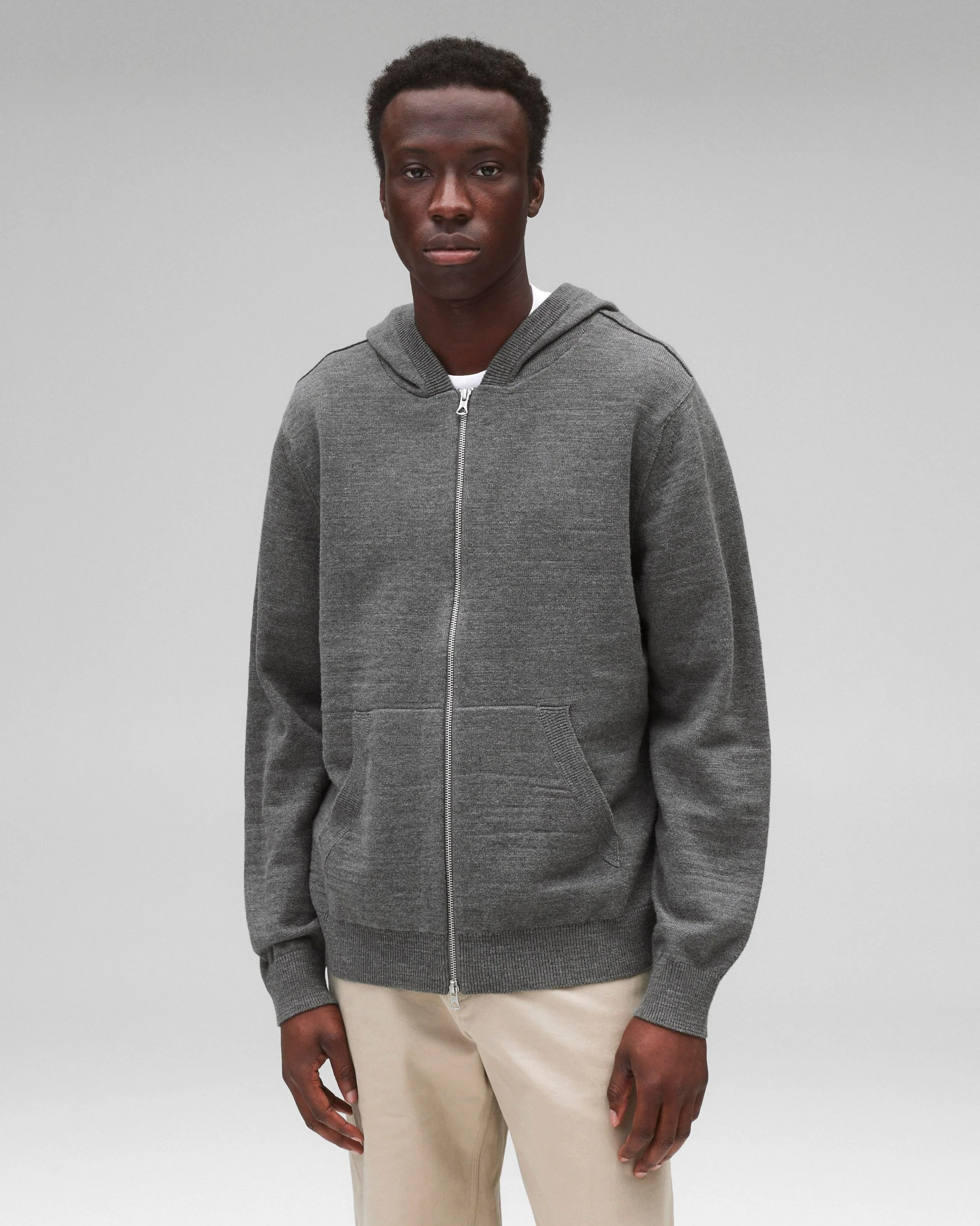 Cotton Slub Laurel Zip Hoodie - Image 2