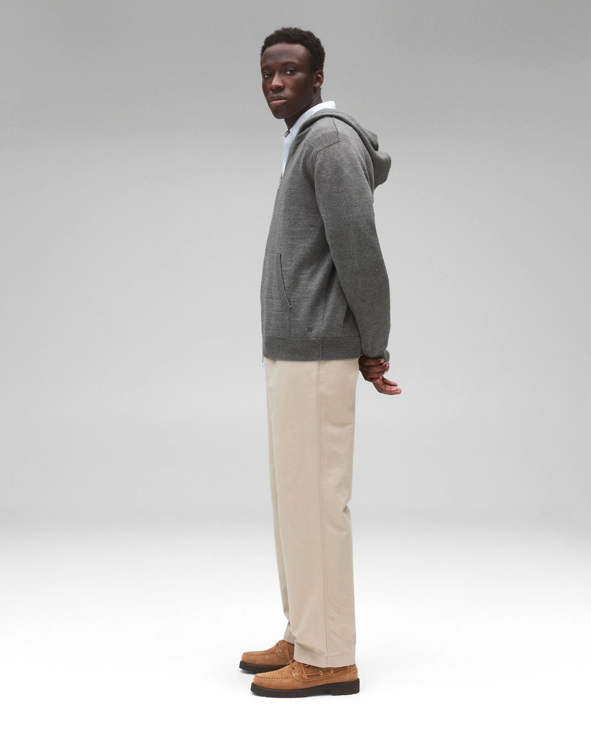 Cotton Slub Laurel Zip Hoodie - Image 4