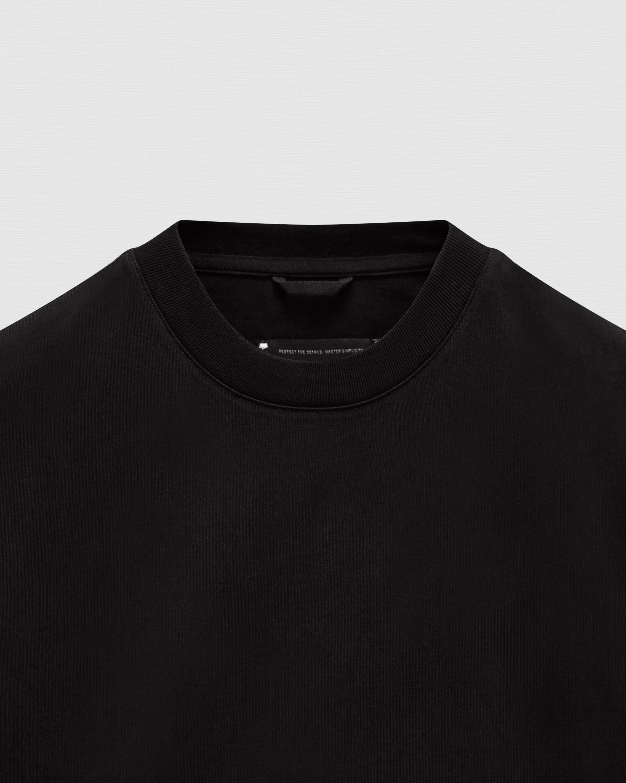 Kyoto Black Midweight Jersey Standard T-Shirt - Image 8