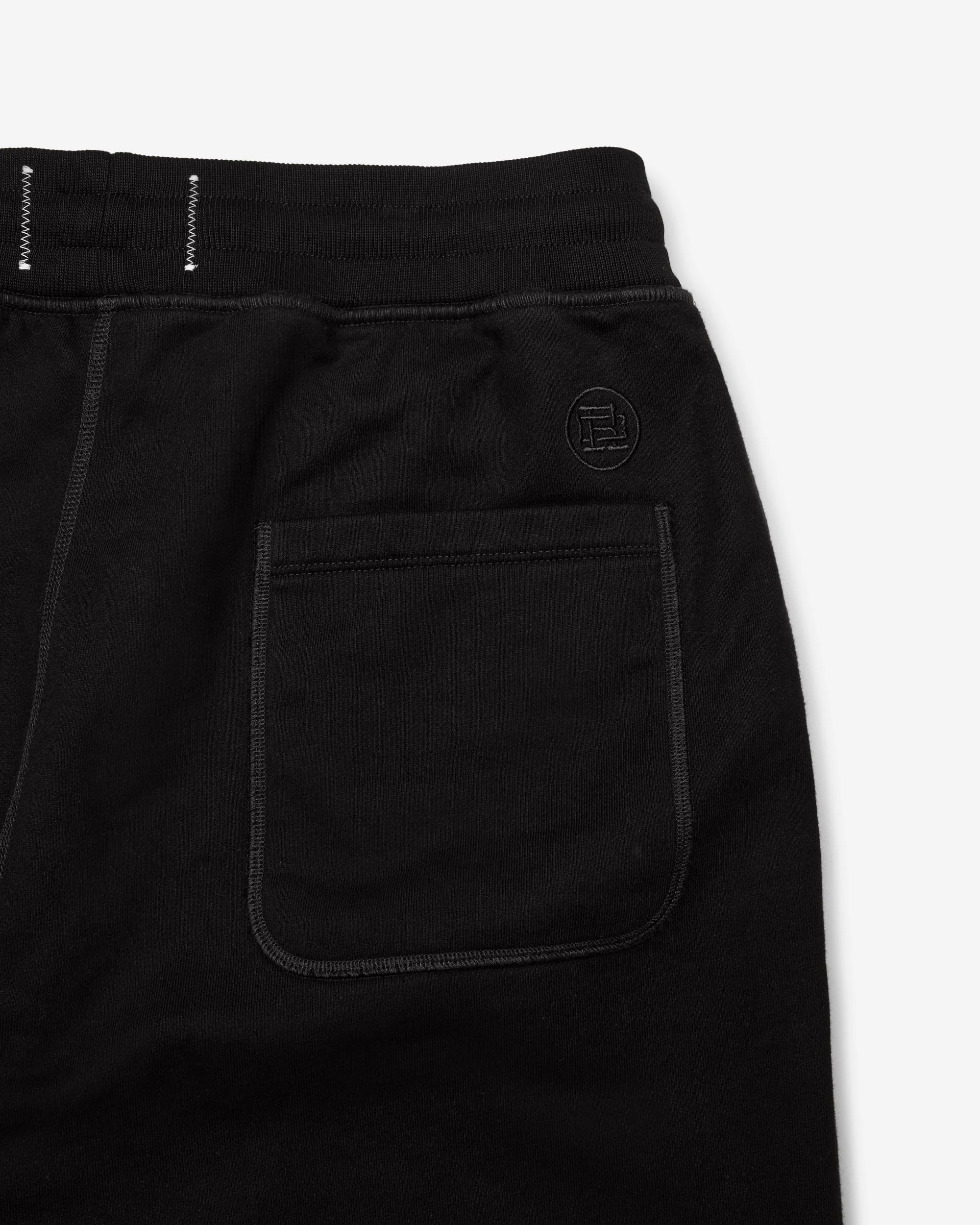 Kyoto Black Midweight Terry Relaxed Sweatpant - Image 10