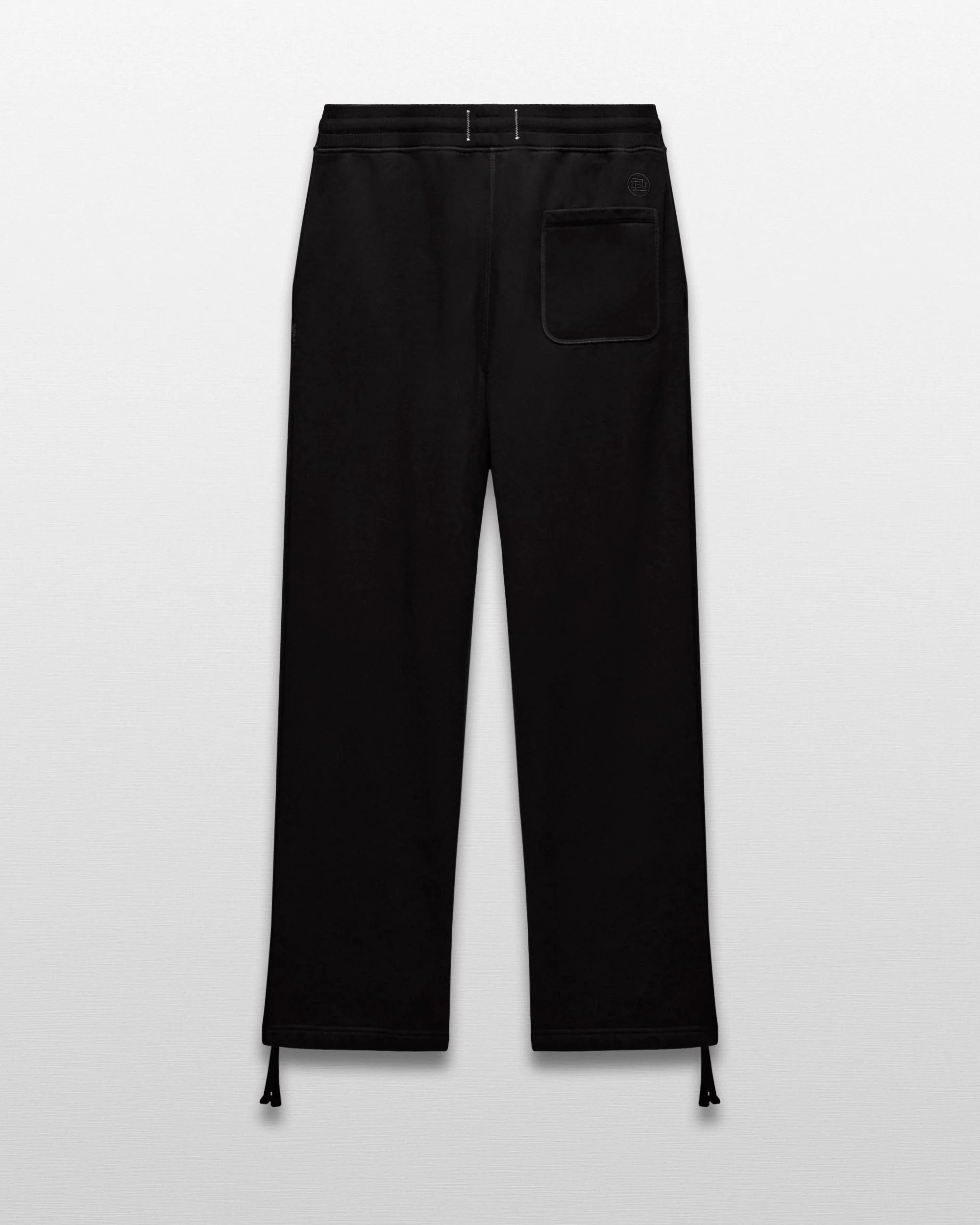Kyoto Black Midweight Terry Relaxed Sweatpant - Image 9