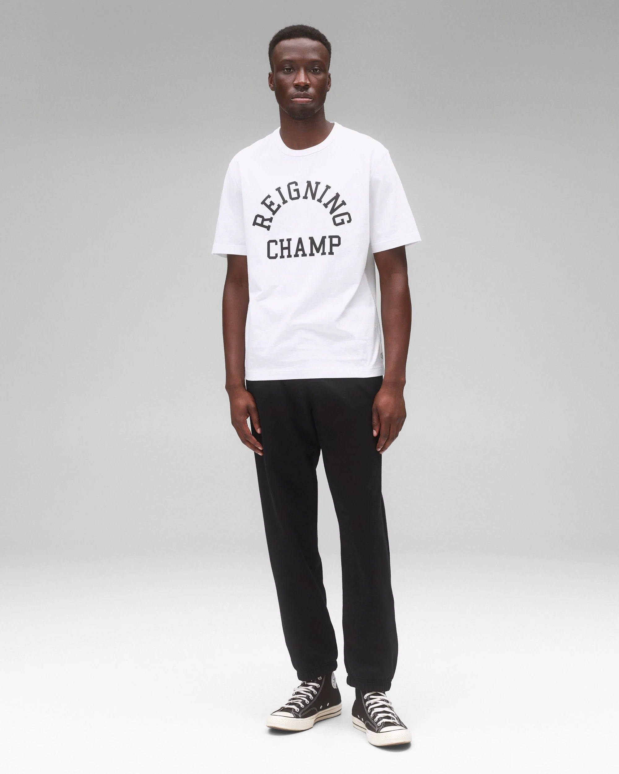 Lightweight Jersey Arch Logo Standard T-Shirt - Image 3