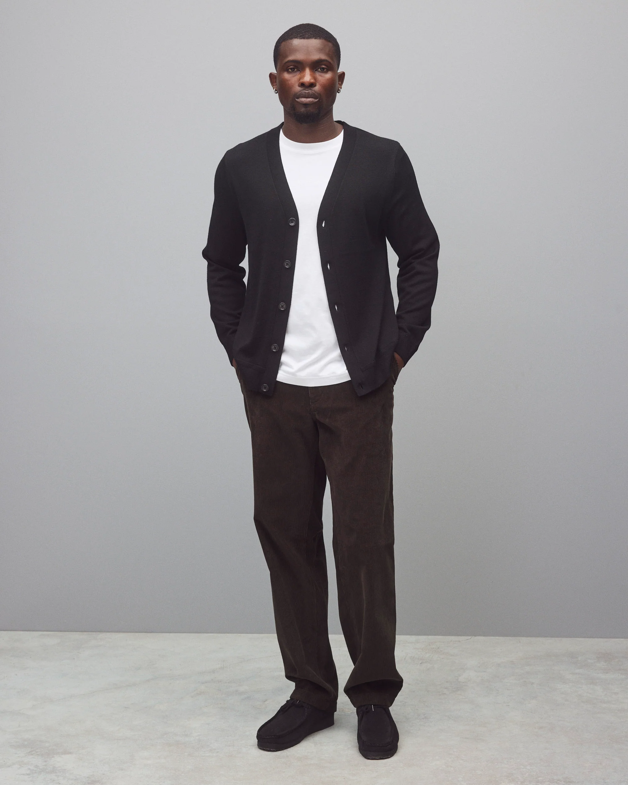 Lightweight Merino Harry Cardigan - Image 3