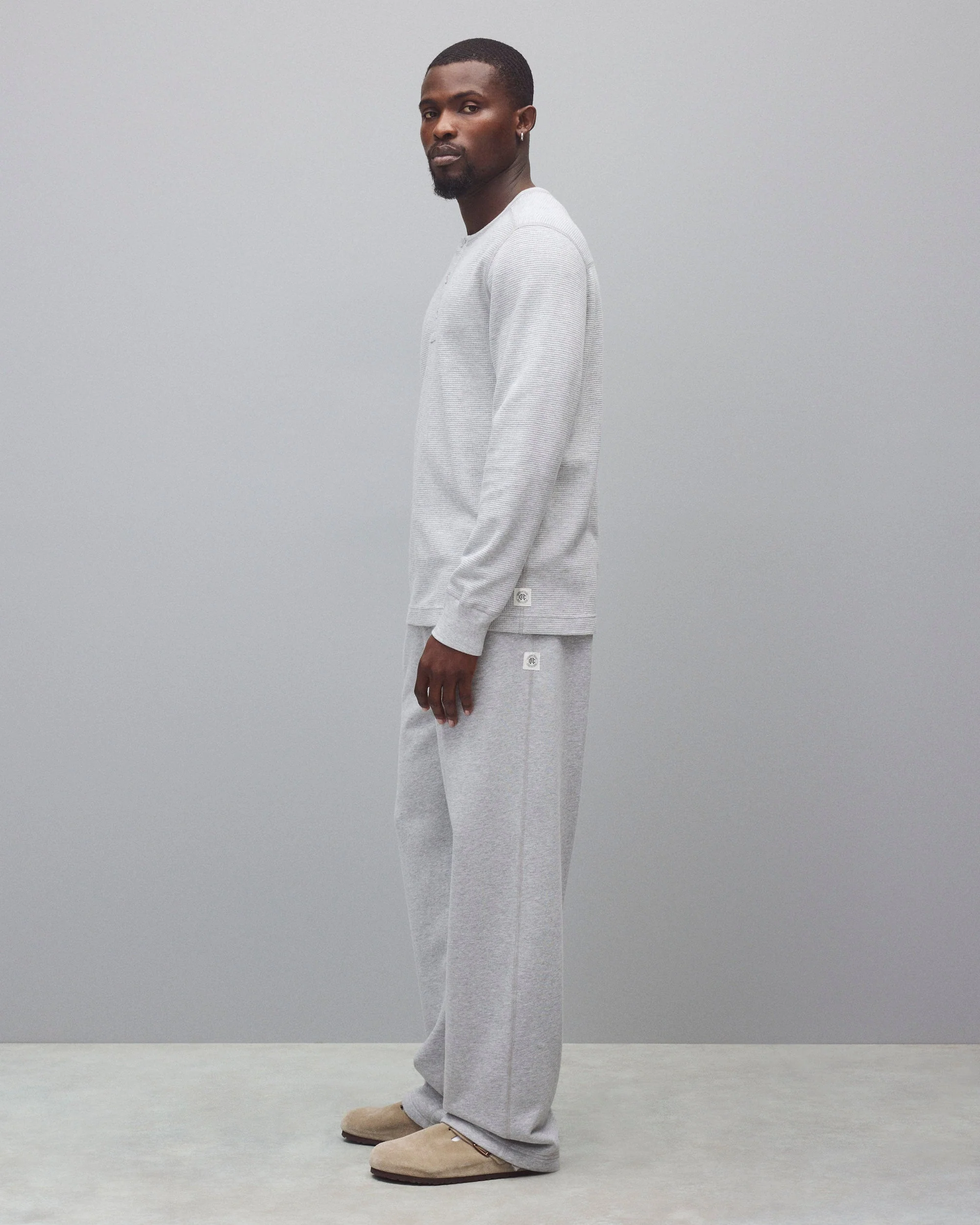 Lightweight Waffle Standard Henley - Image 3