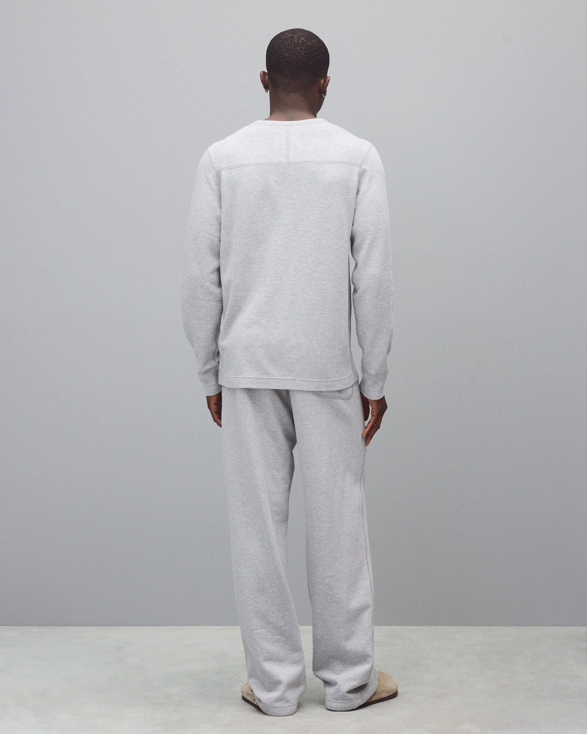 Lightweight Waffle Standard Henley - Image 4