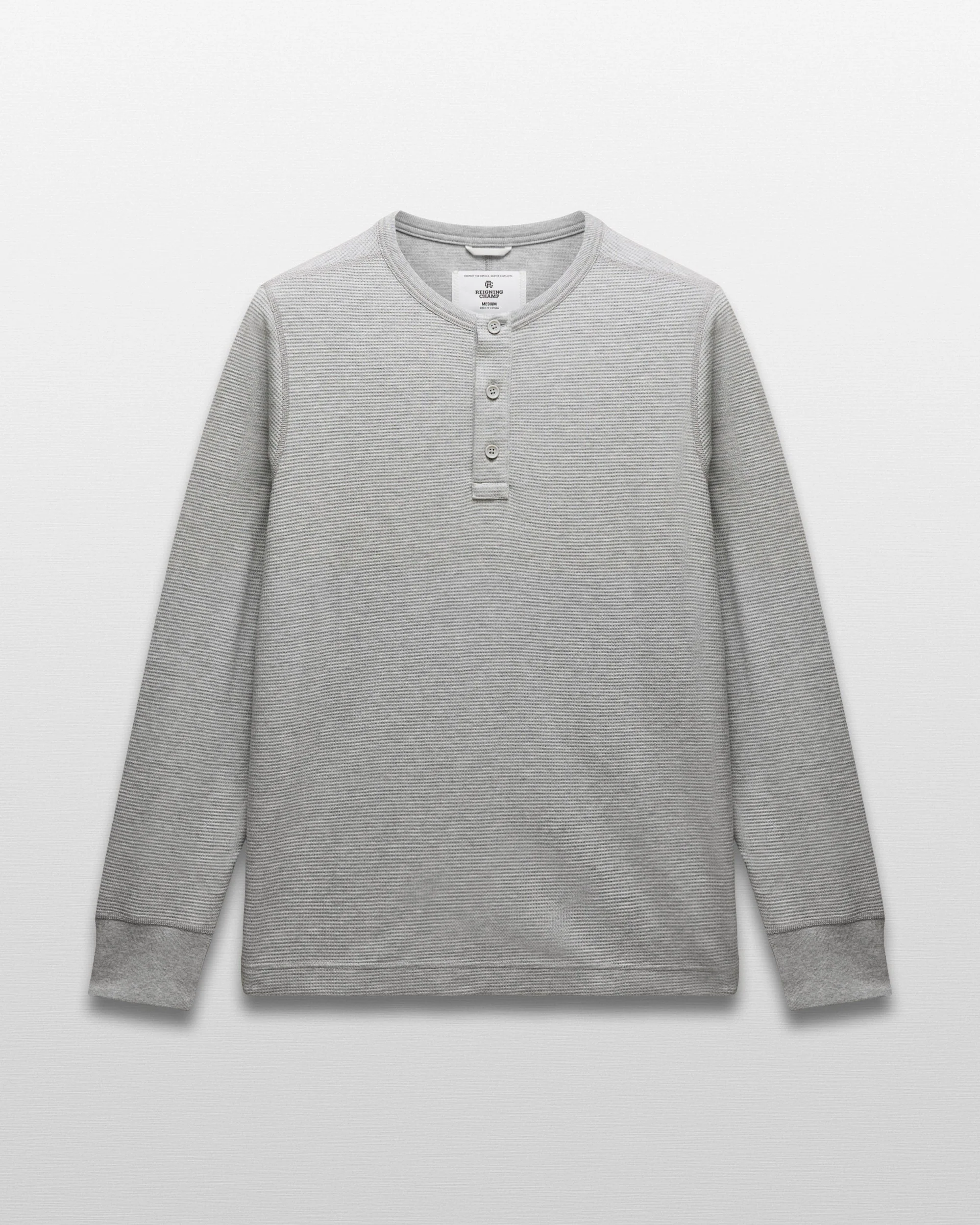 Lightweight Waffle Standard Henley - Image 7