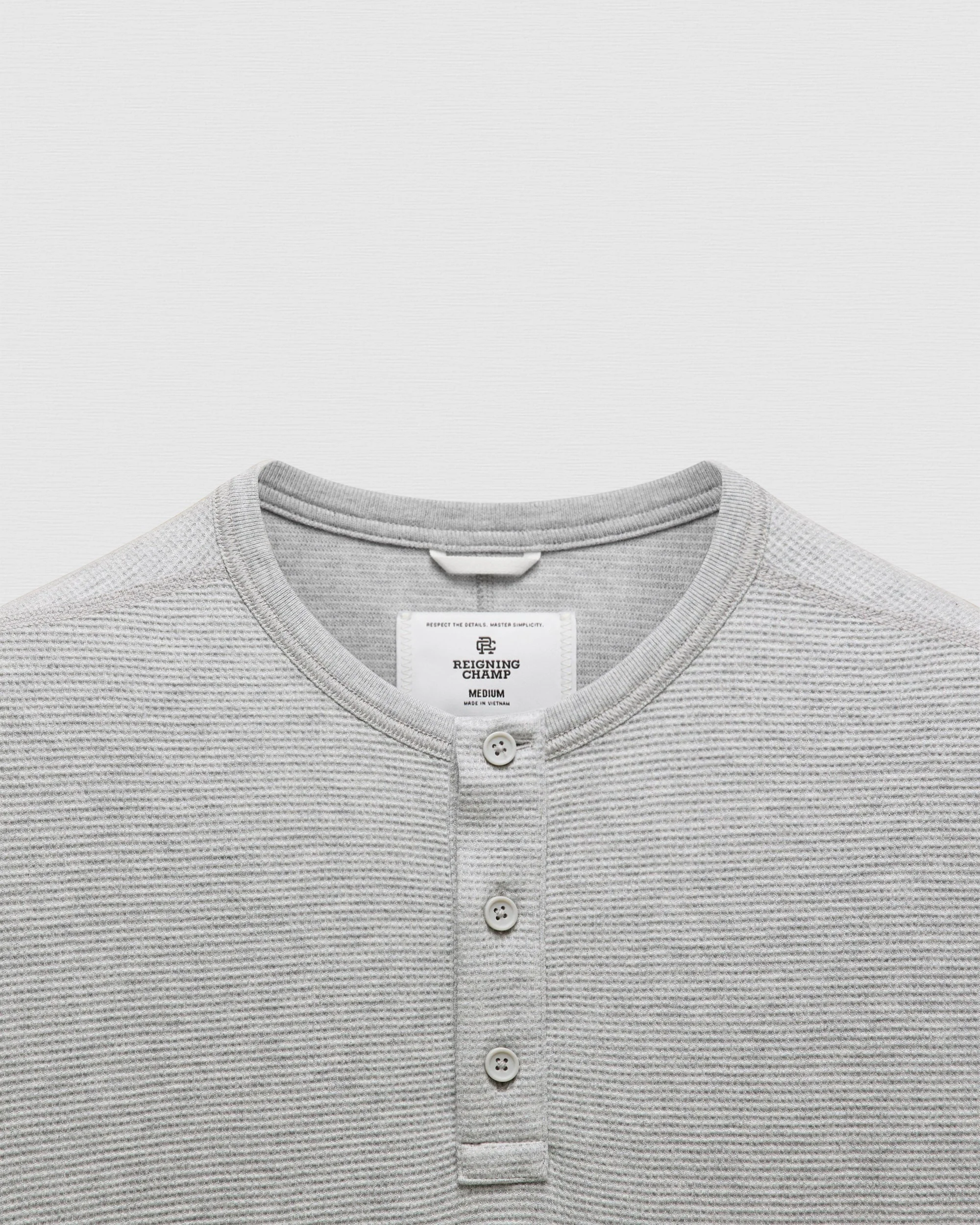 Lightweight Waffle Standard Henley - Image 8