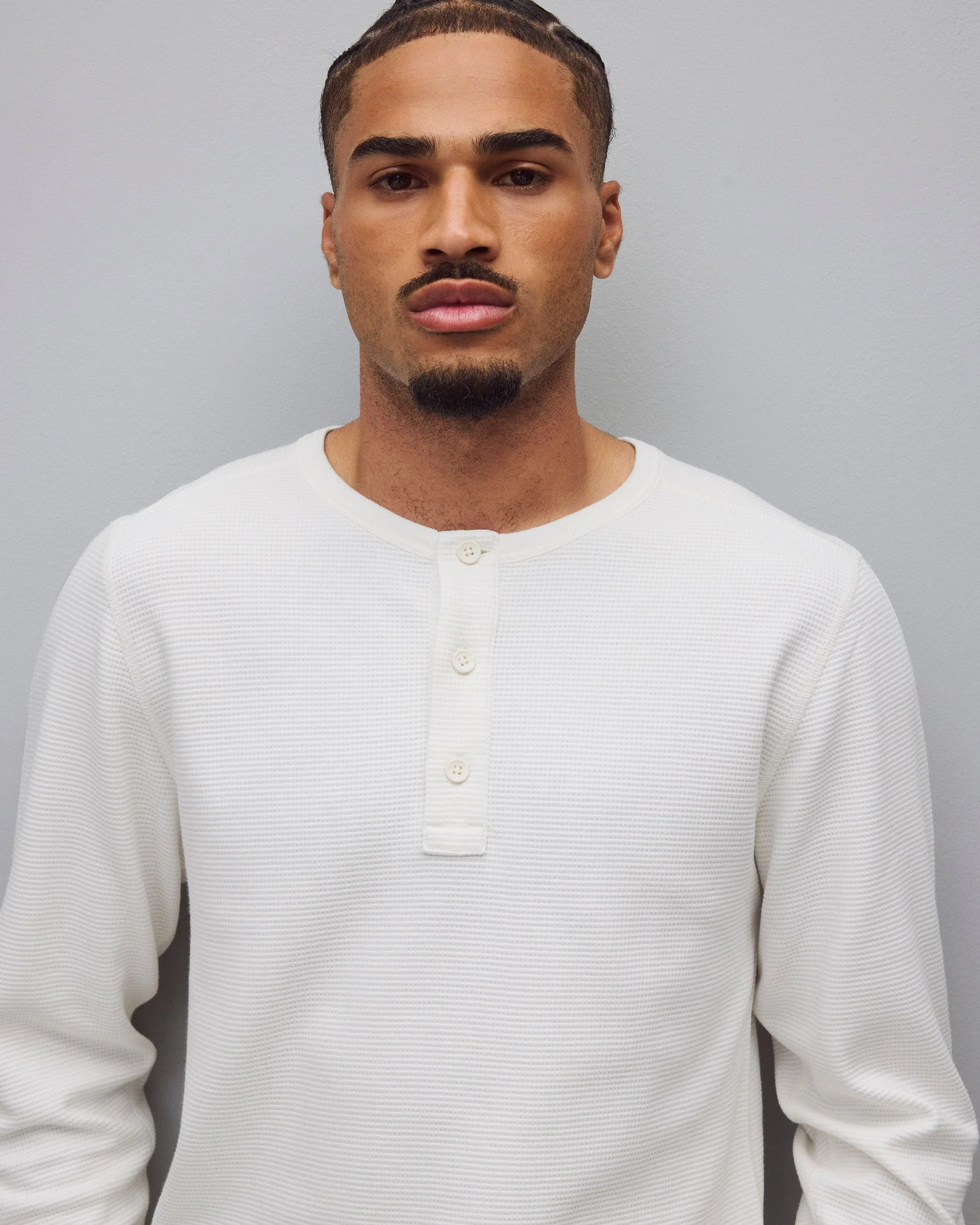 Lightweight Waffle Standard Henley - Image 6