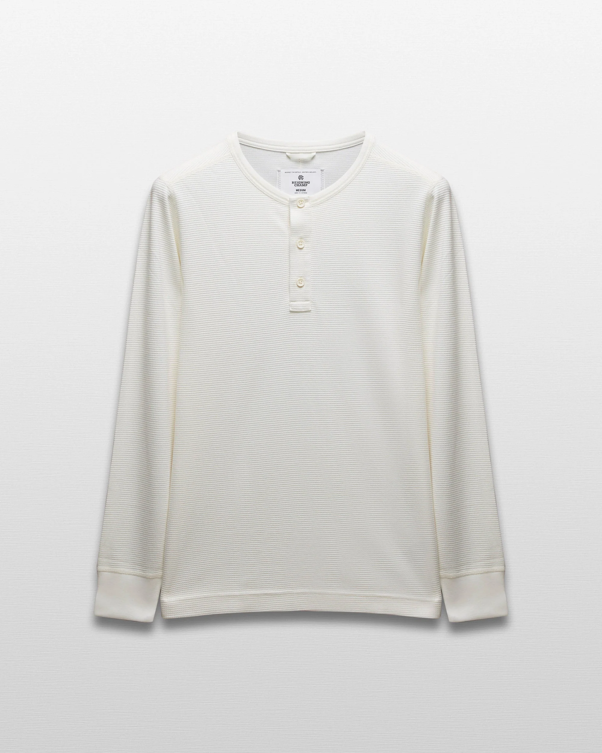 Lightweight Waffle Standard Henley - Image 7