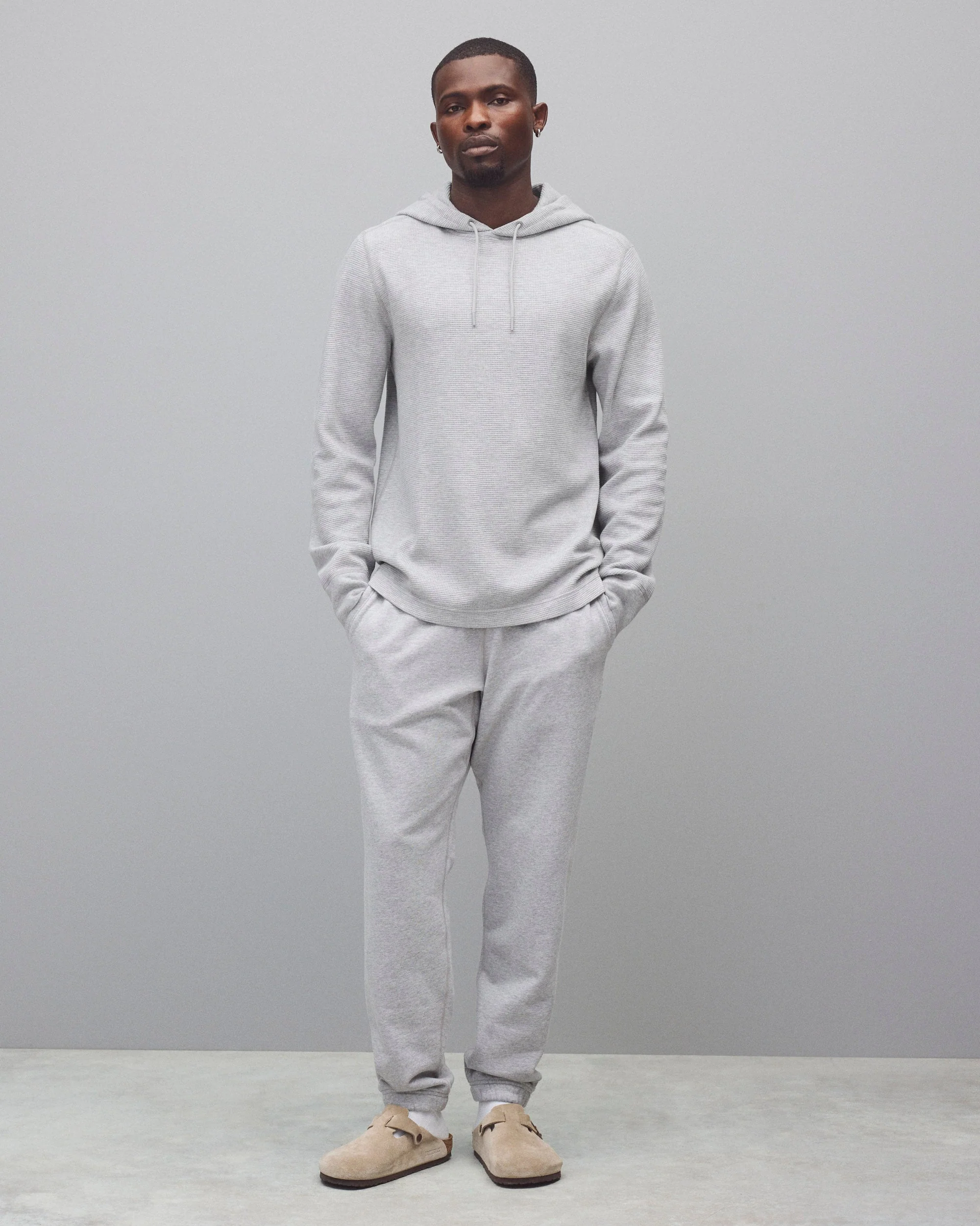 Lightweight Waffle Standard Hoodie - Image 3