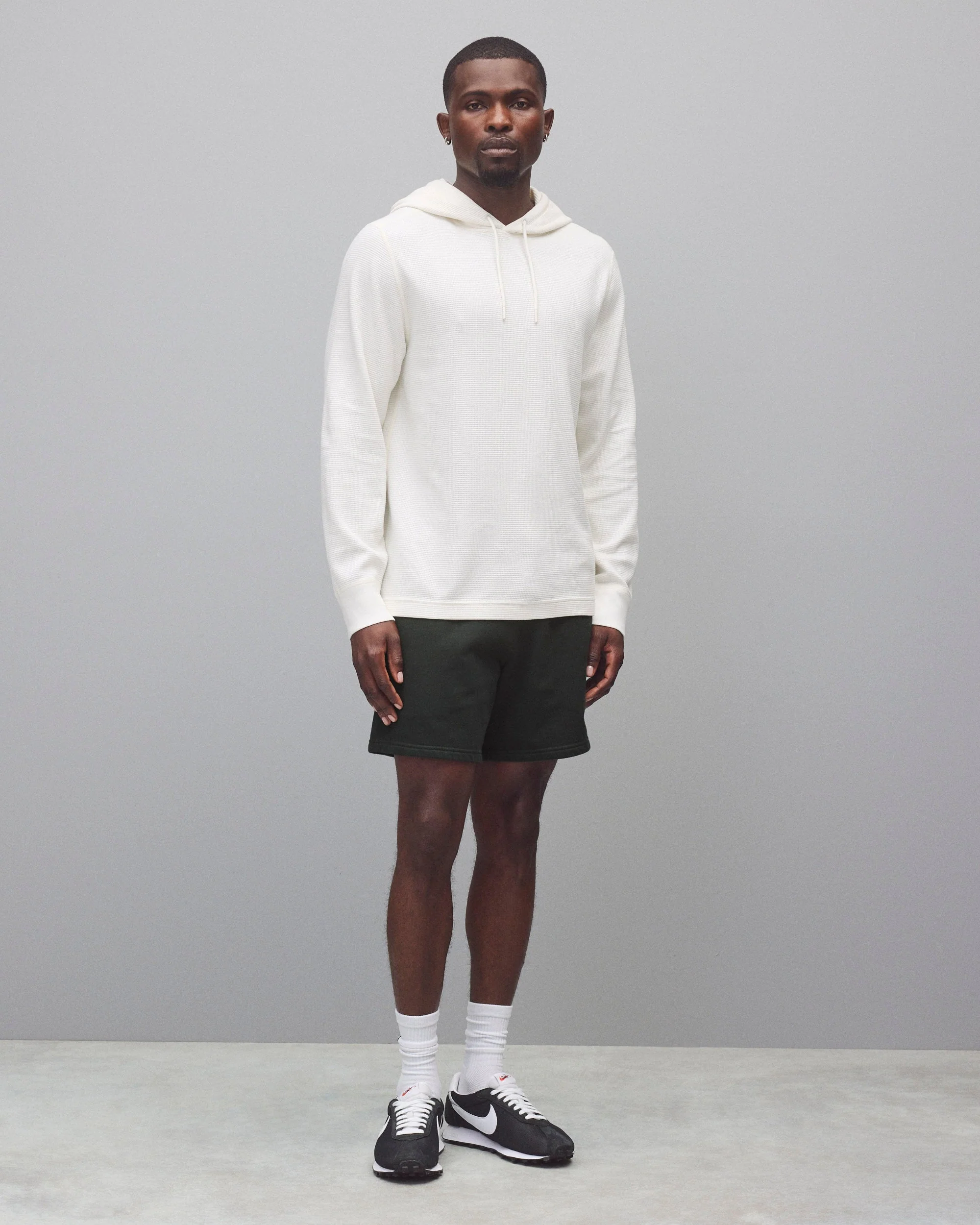 Lightweight Waffle Standard Hoodie - Image 3
