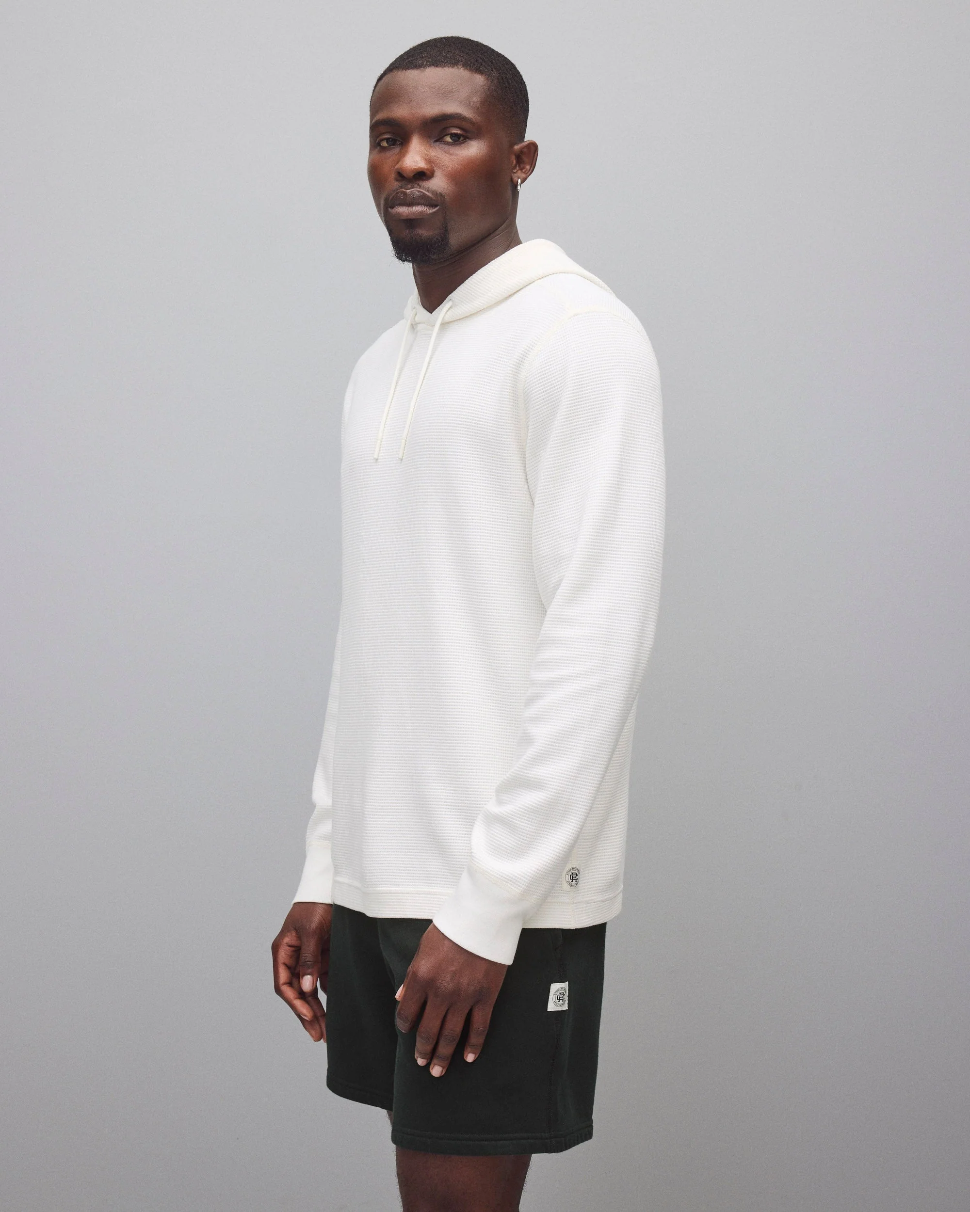 Lightweight Waffle Standard Hoodie - Image 4