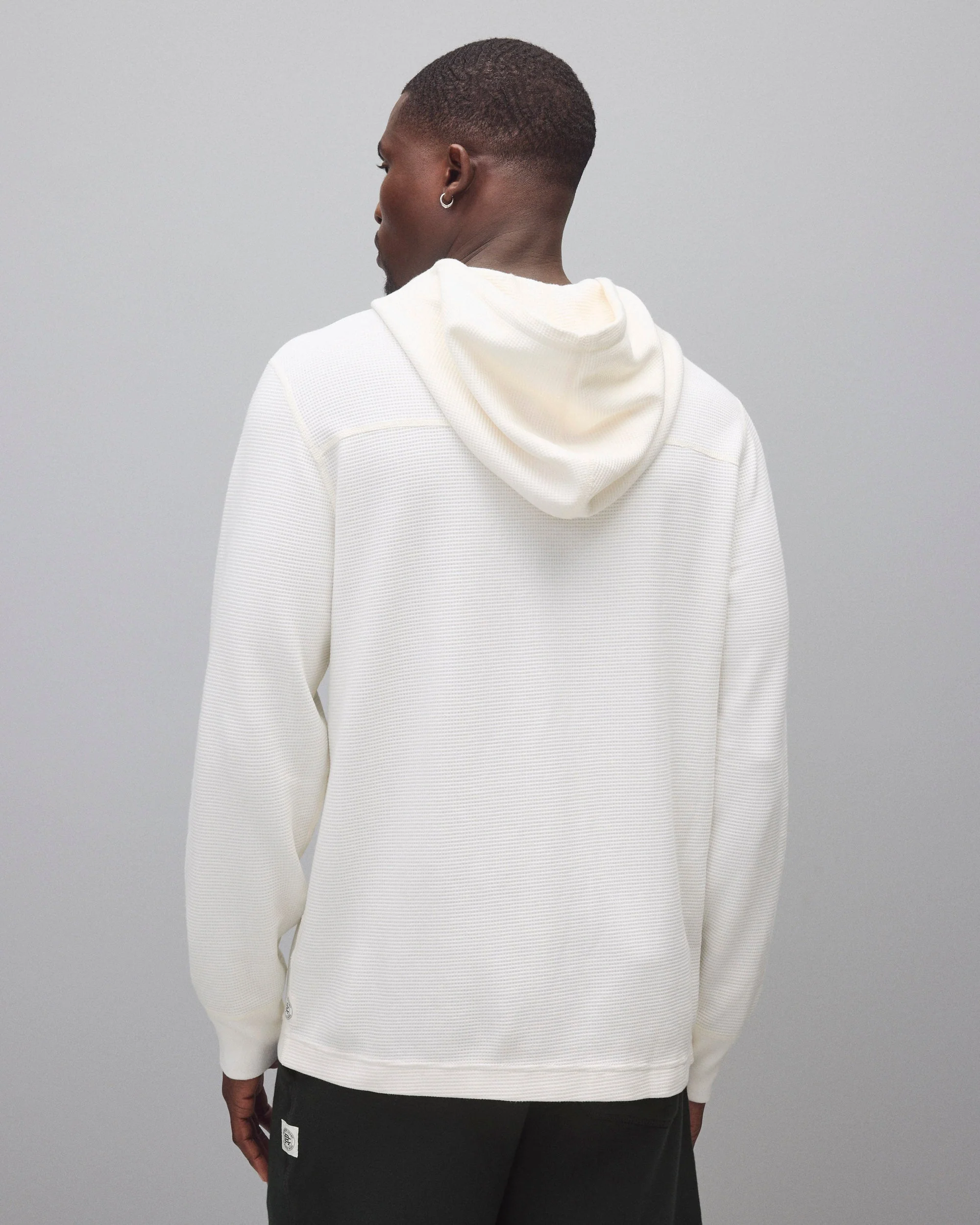 Lightweight Waffle Standard Hoodie - Image 5
