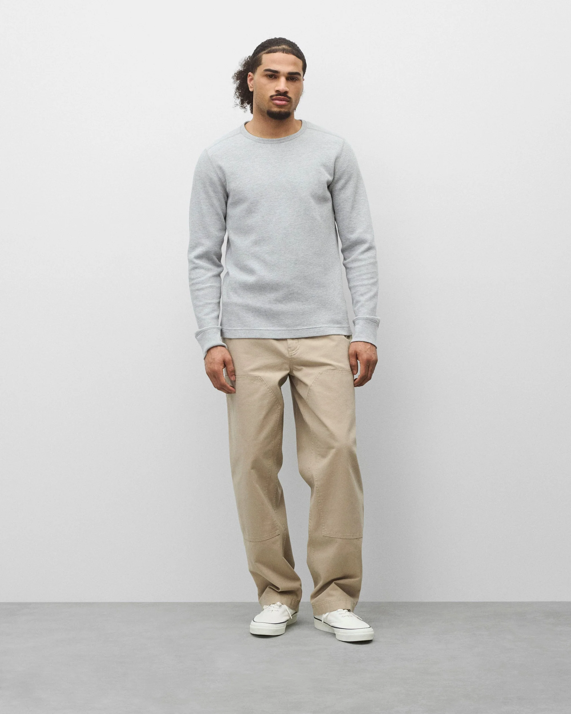 Lightweight Waffle Standard Long Sleeve - Image 3