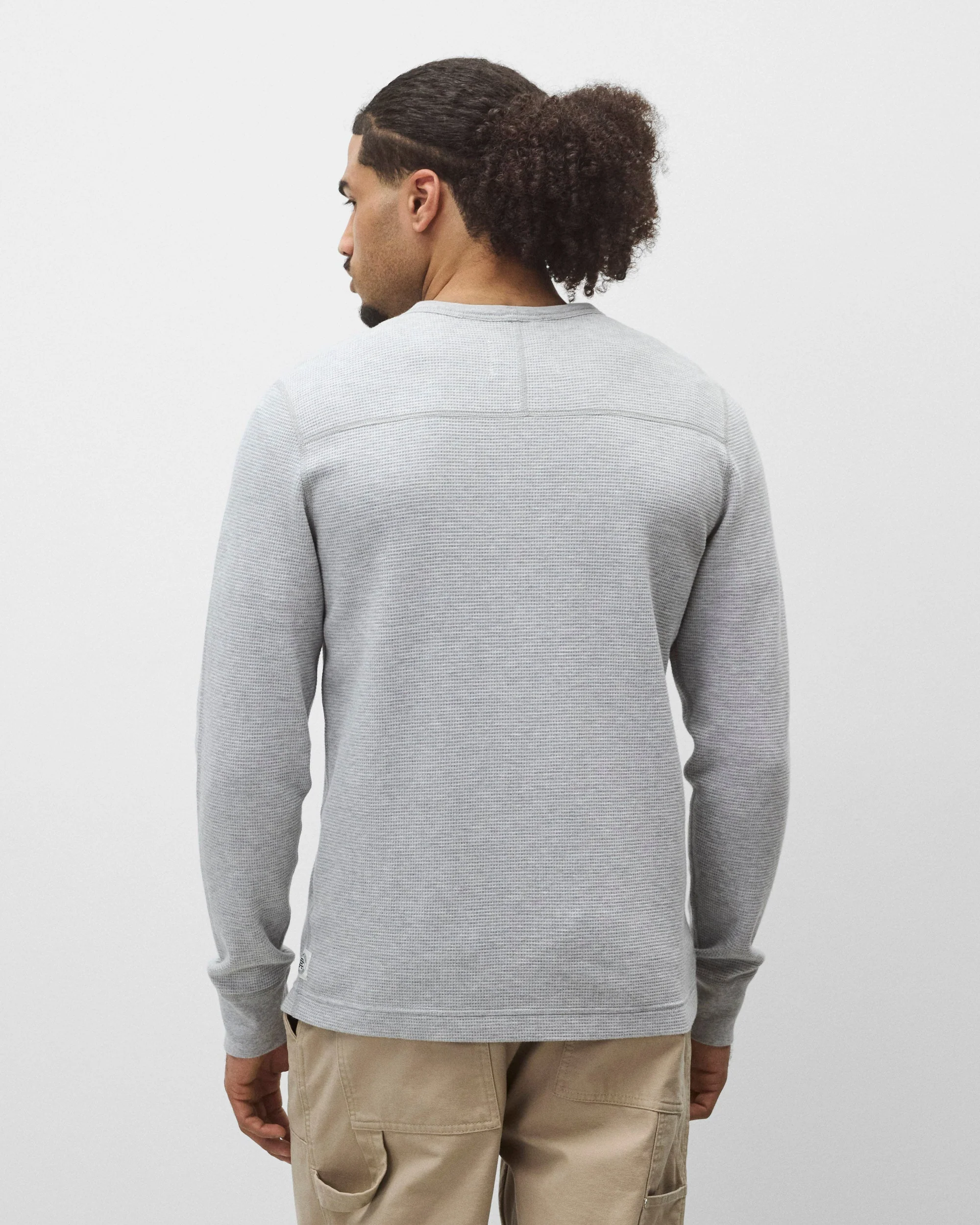 Lightweight Waffle Standard Long Sleeve - Image 5