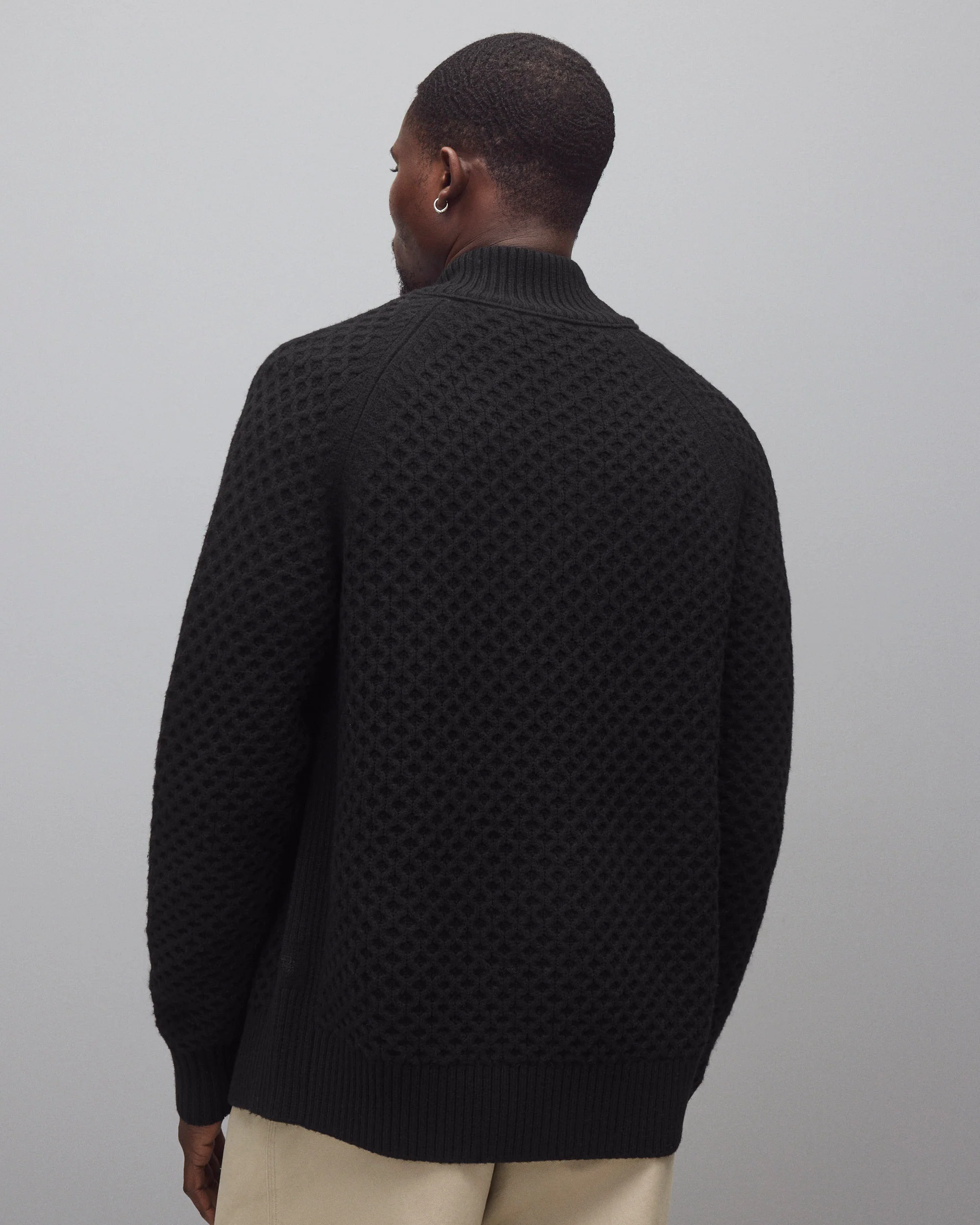 Merino Honeycomb Track Jacket - Image 5