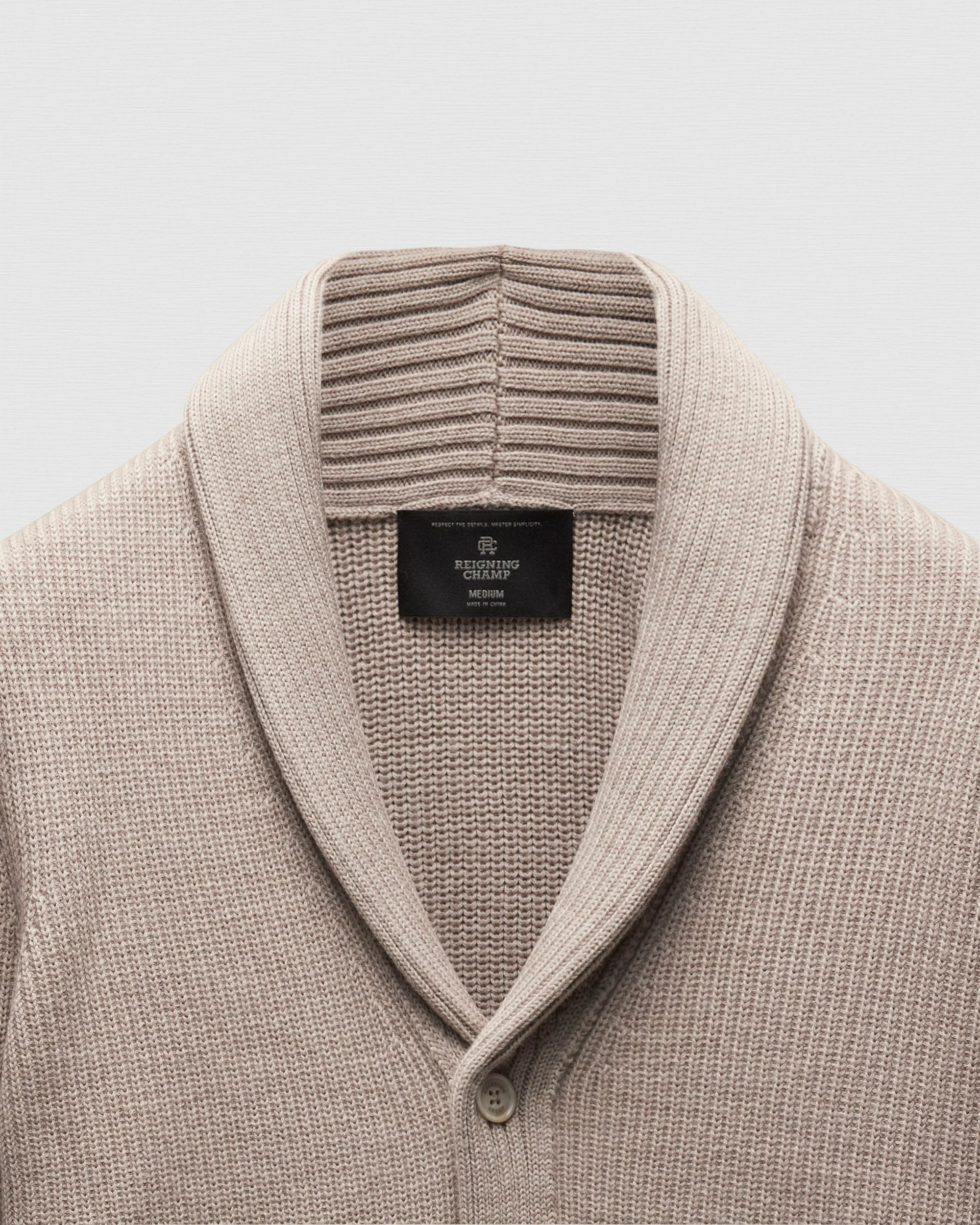 Merino Rib Vinnie Shawl Cardigan - Image 7