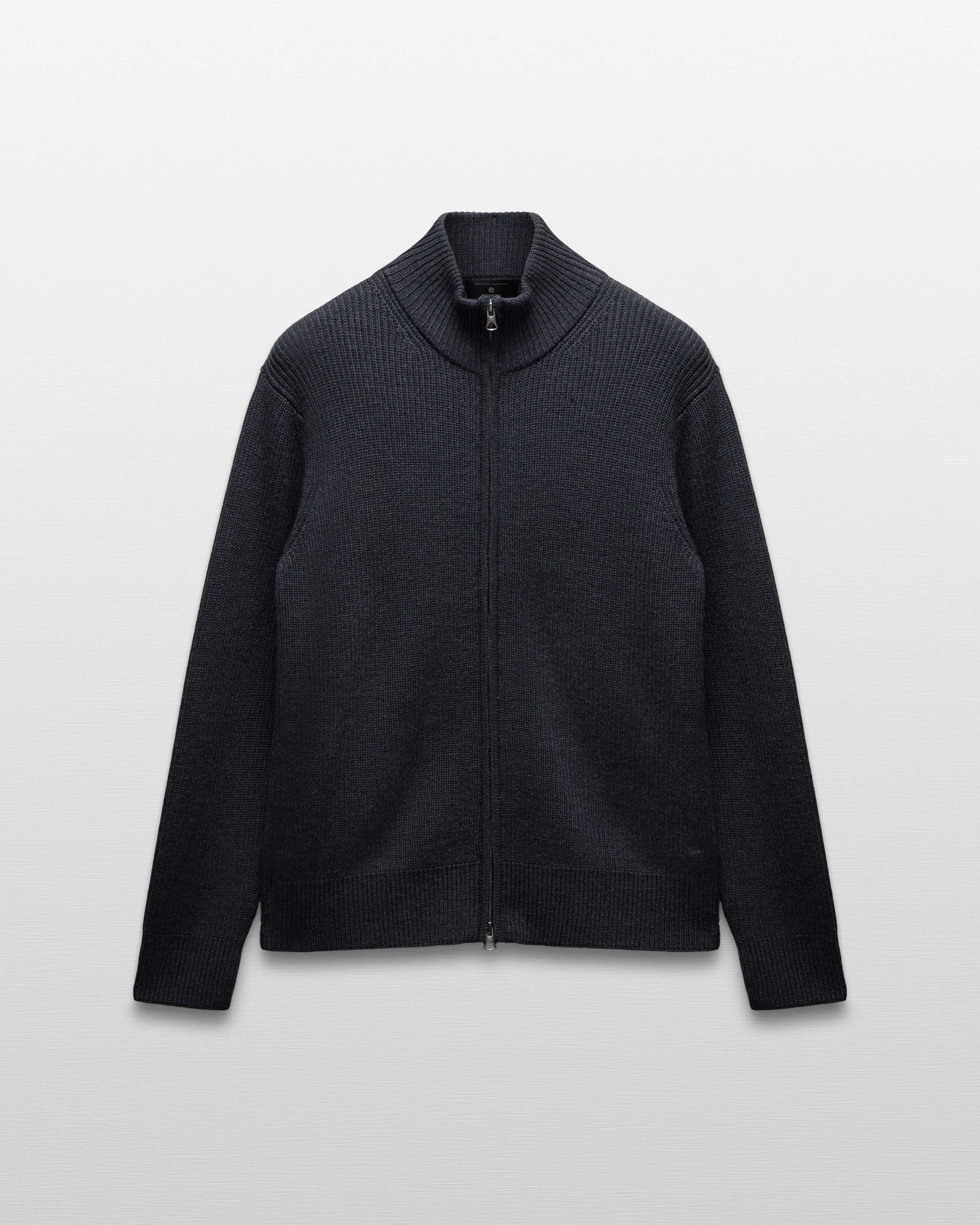 Merino Rib Vinnie Track Jacket - Image 7