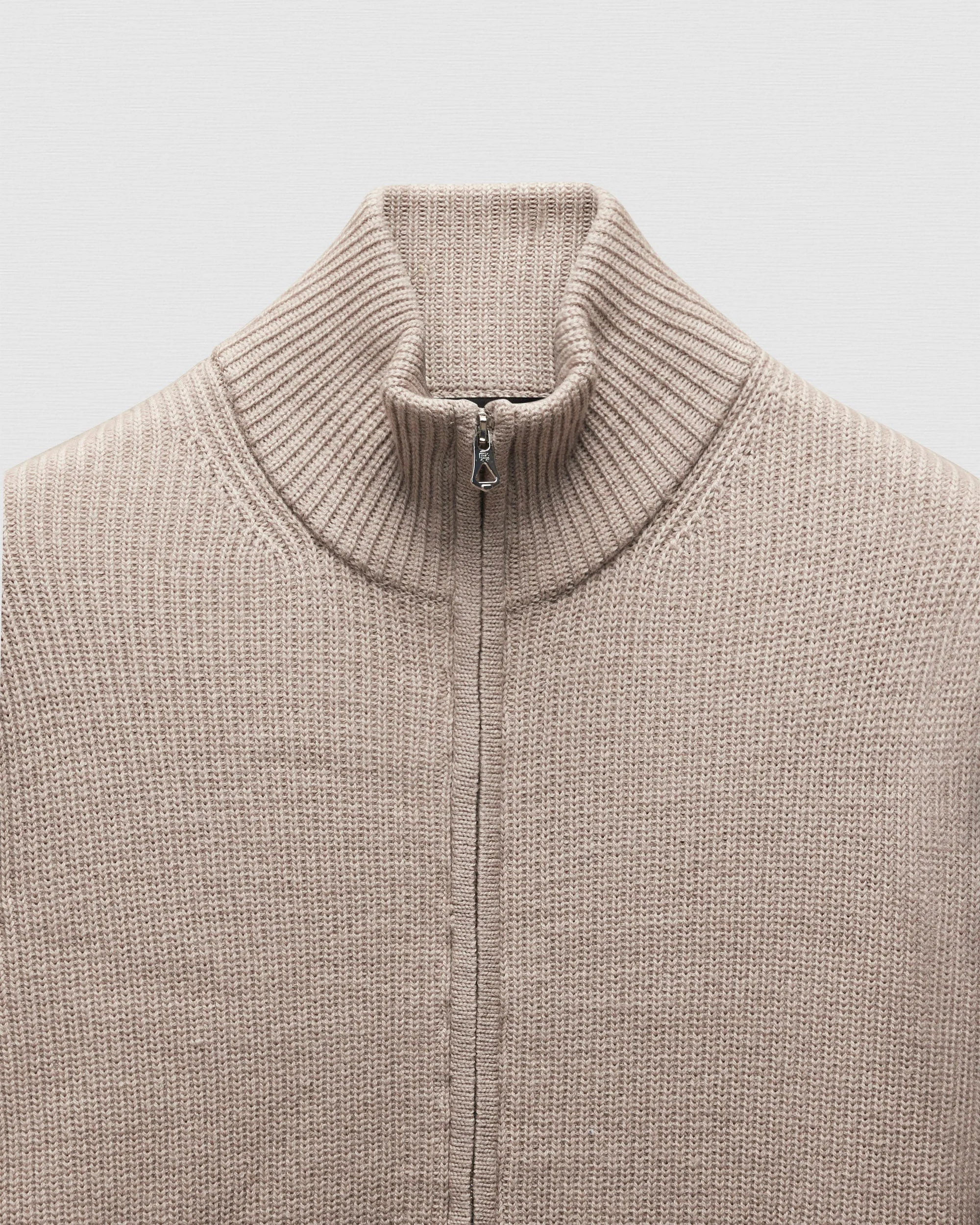 Merino Rib Vinnie Track Jacket - Image 6