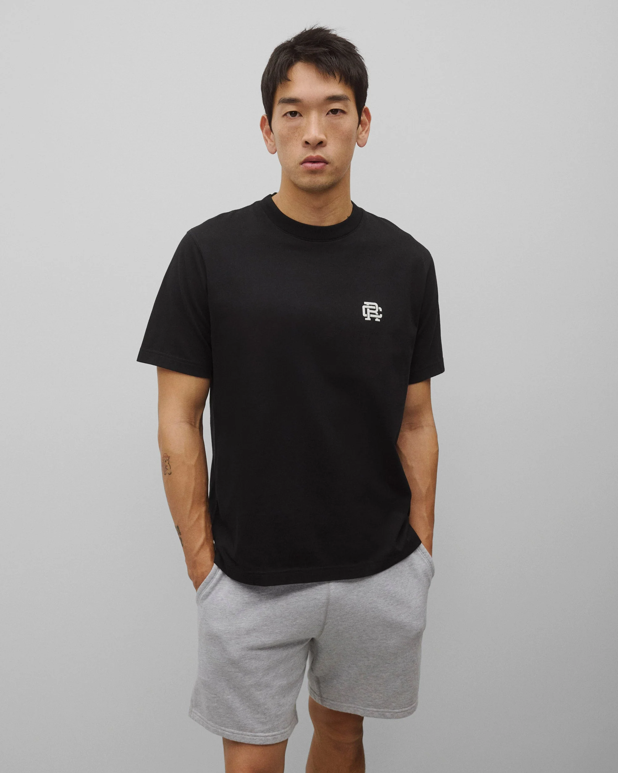 Midweight Jersey Felt Monogram OG T-Shirt - Image 2