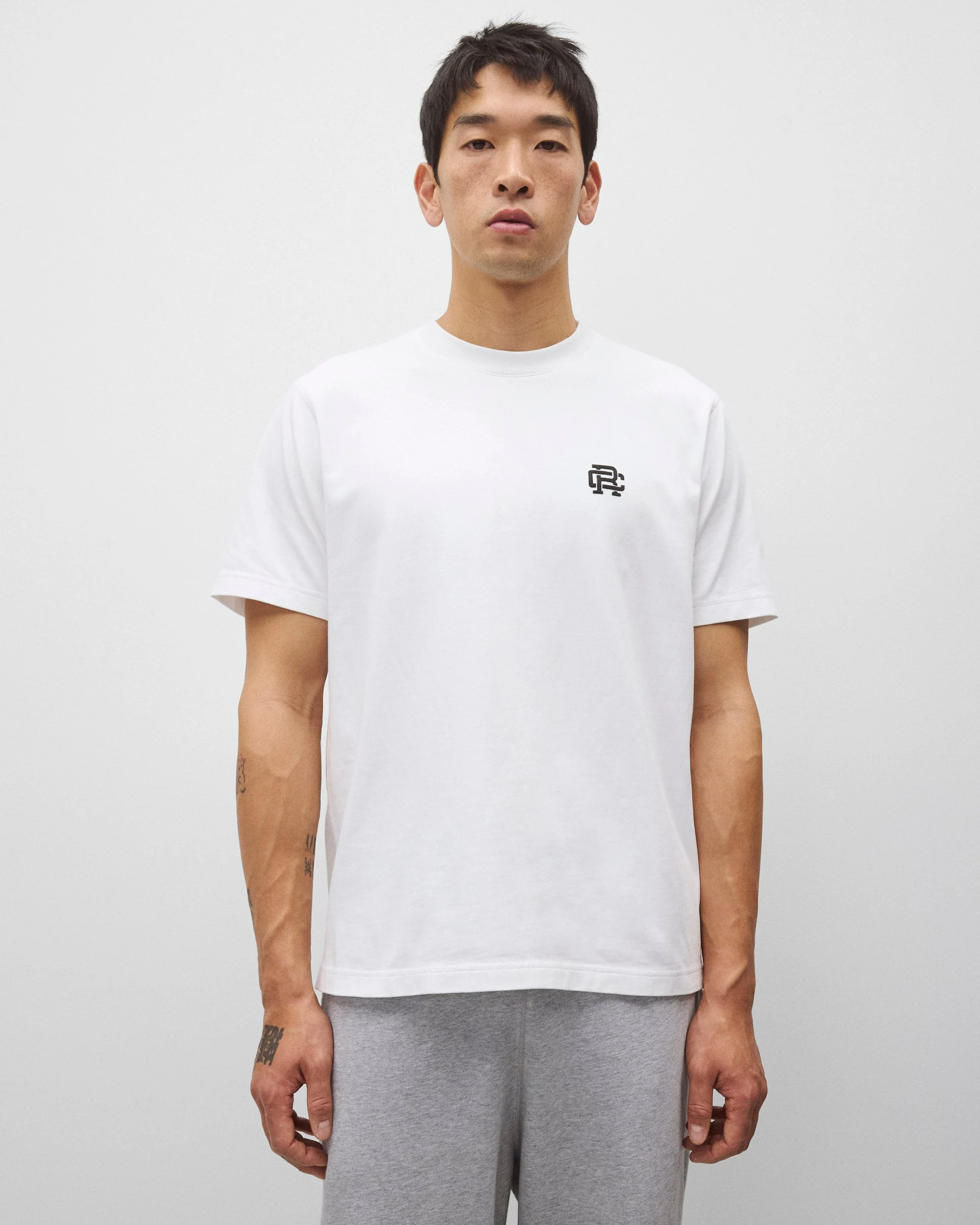 Midweight Jersey Felt Monogram OG T-Shirt - Image 2