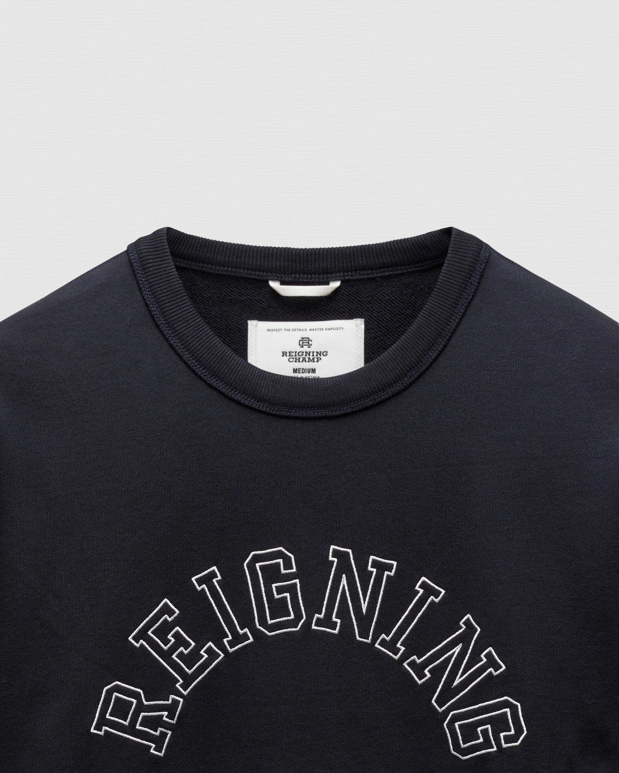Midweight Terry Arch Logo Standard Crewneck - Image 9