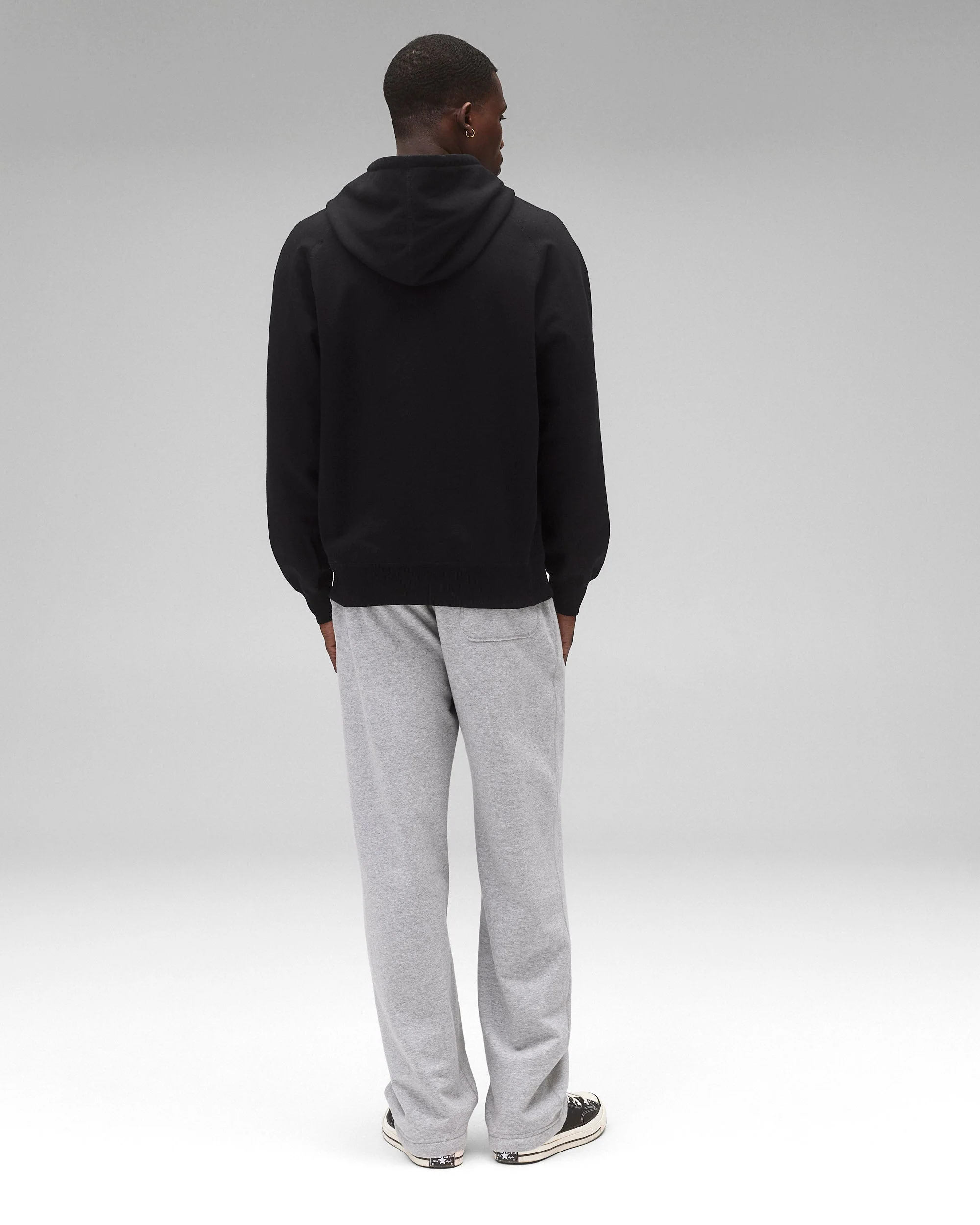 Midweight Terry Arch Logo Standard Hoodie - Image 5