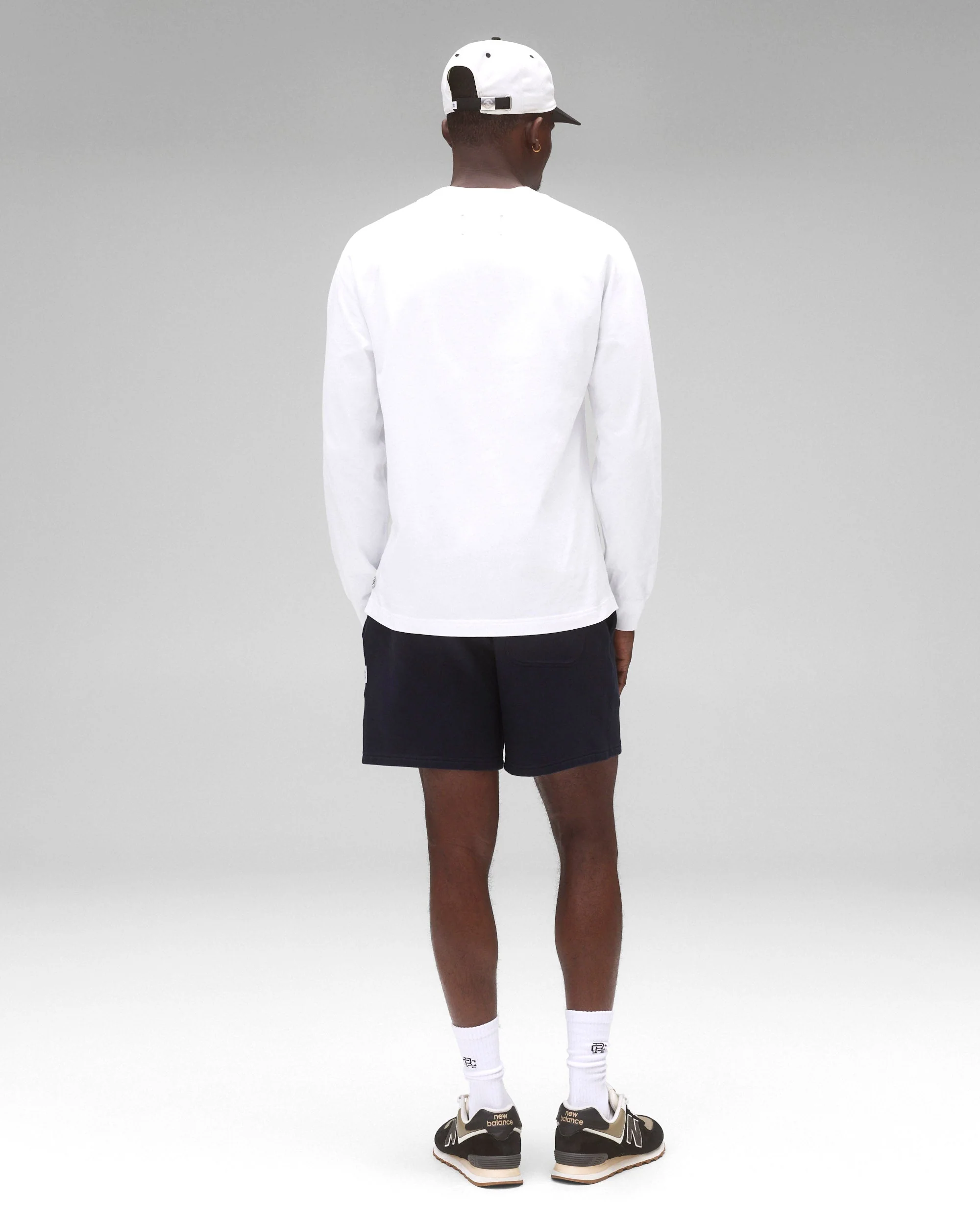 Midweight Terry Arch Logo Standard Sweatshort 6" - Image 5
