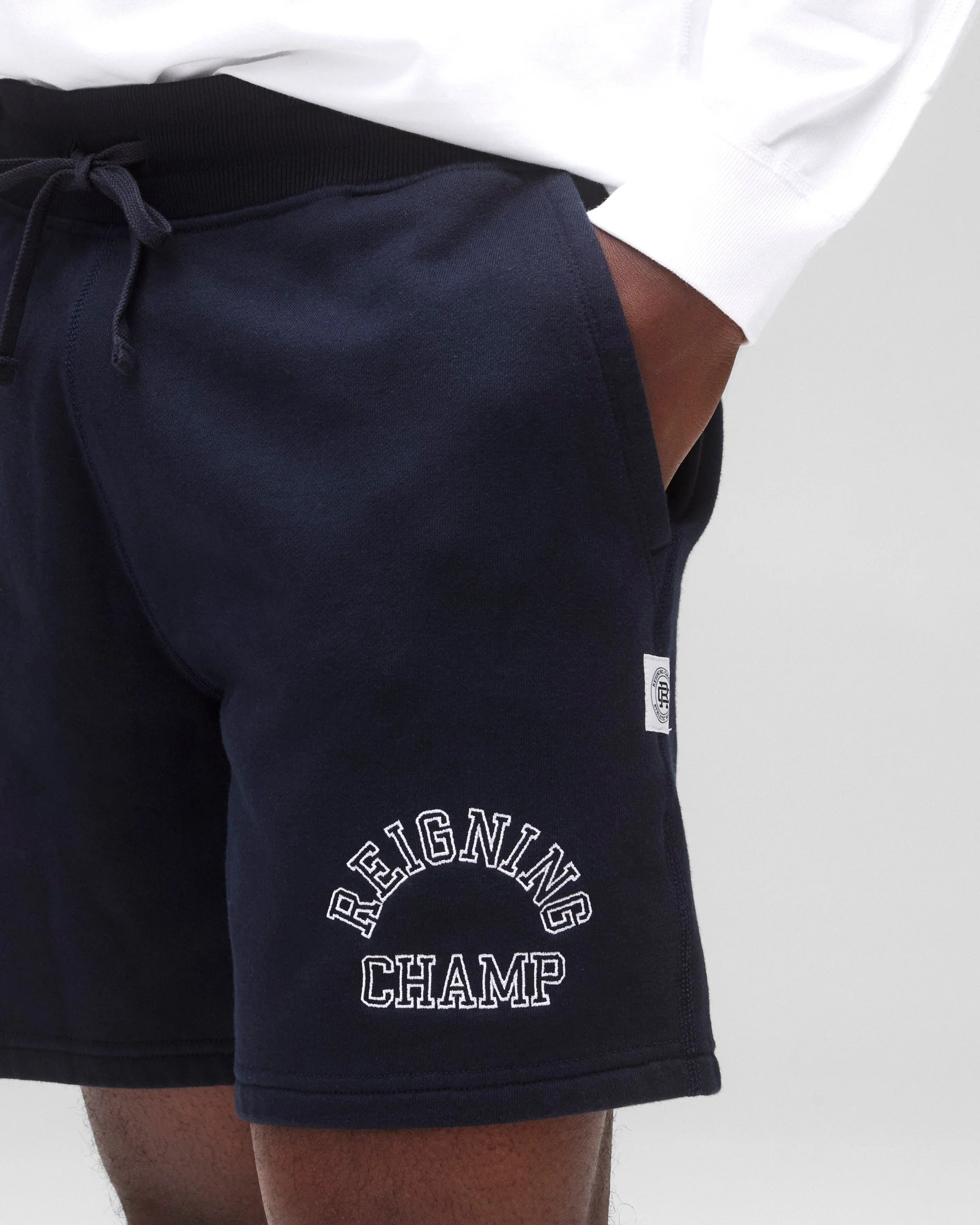 Midweight Terry Arch Logo Standard Sweatshort 6" - Image 6