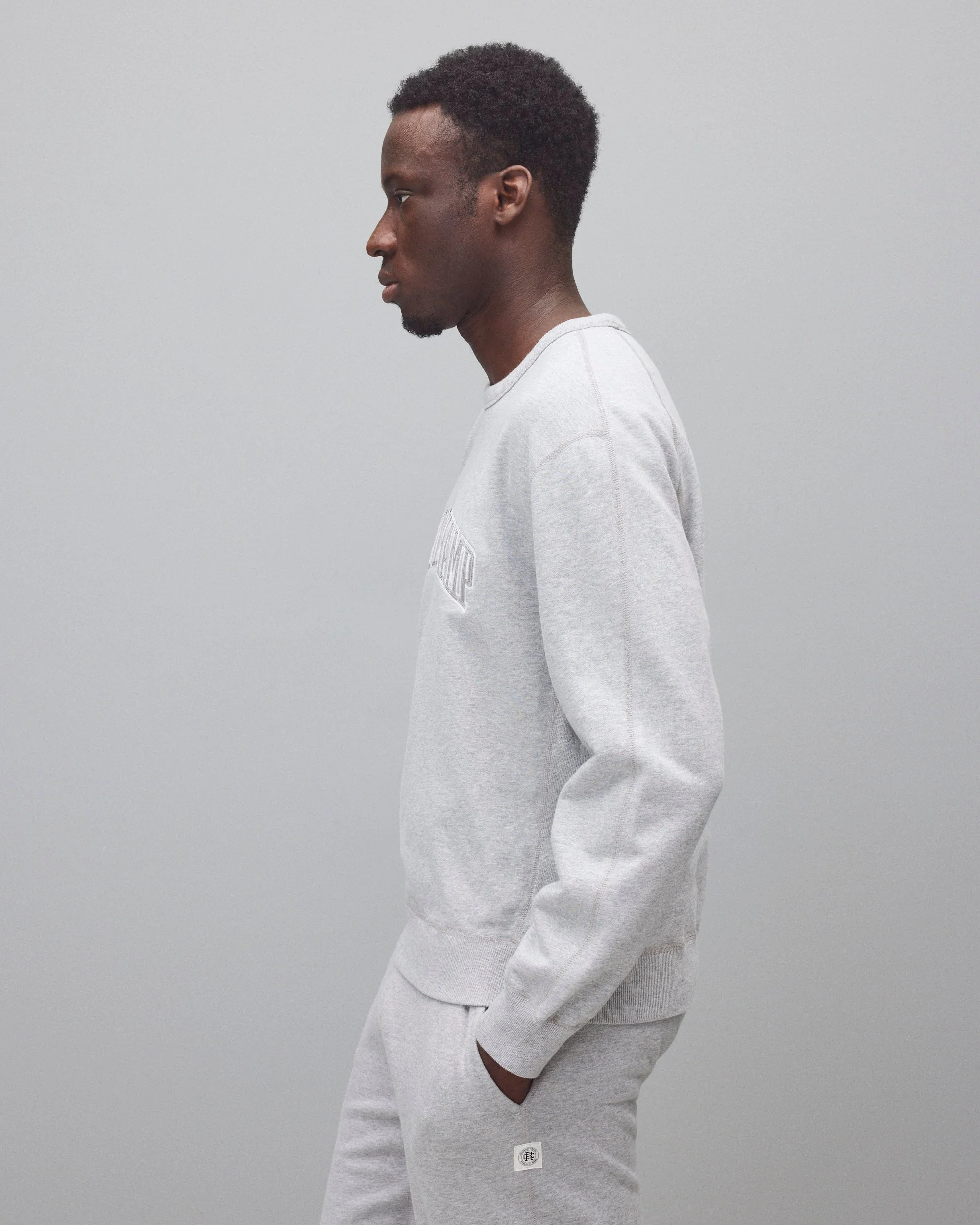 Midweight Terry Collegiate Standard Crewneck - Image 3