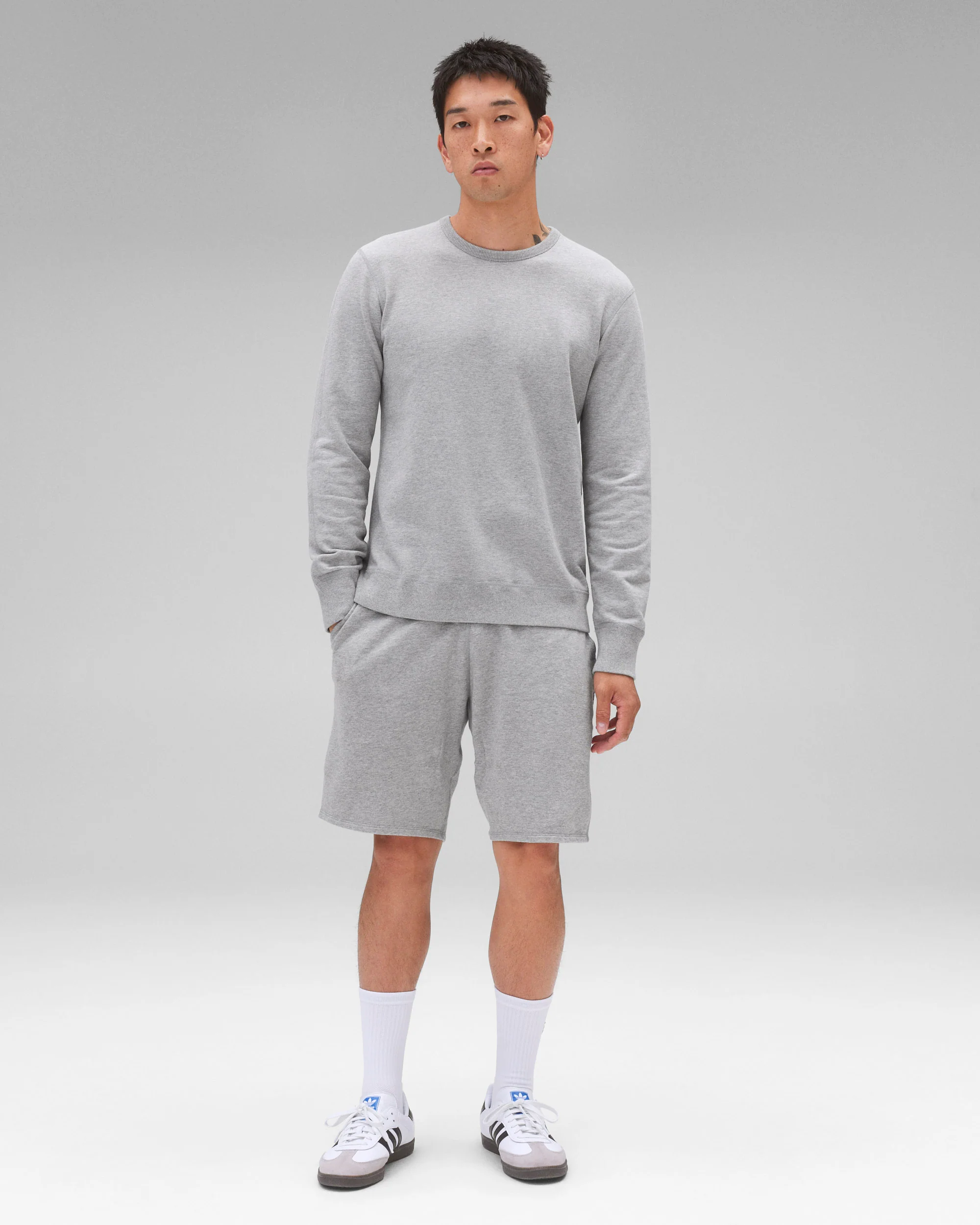 Midweight Terry Slim Crewneck - Image 3