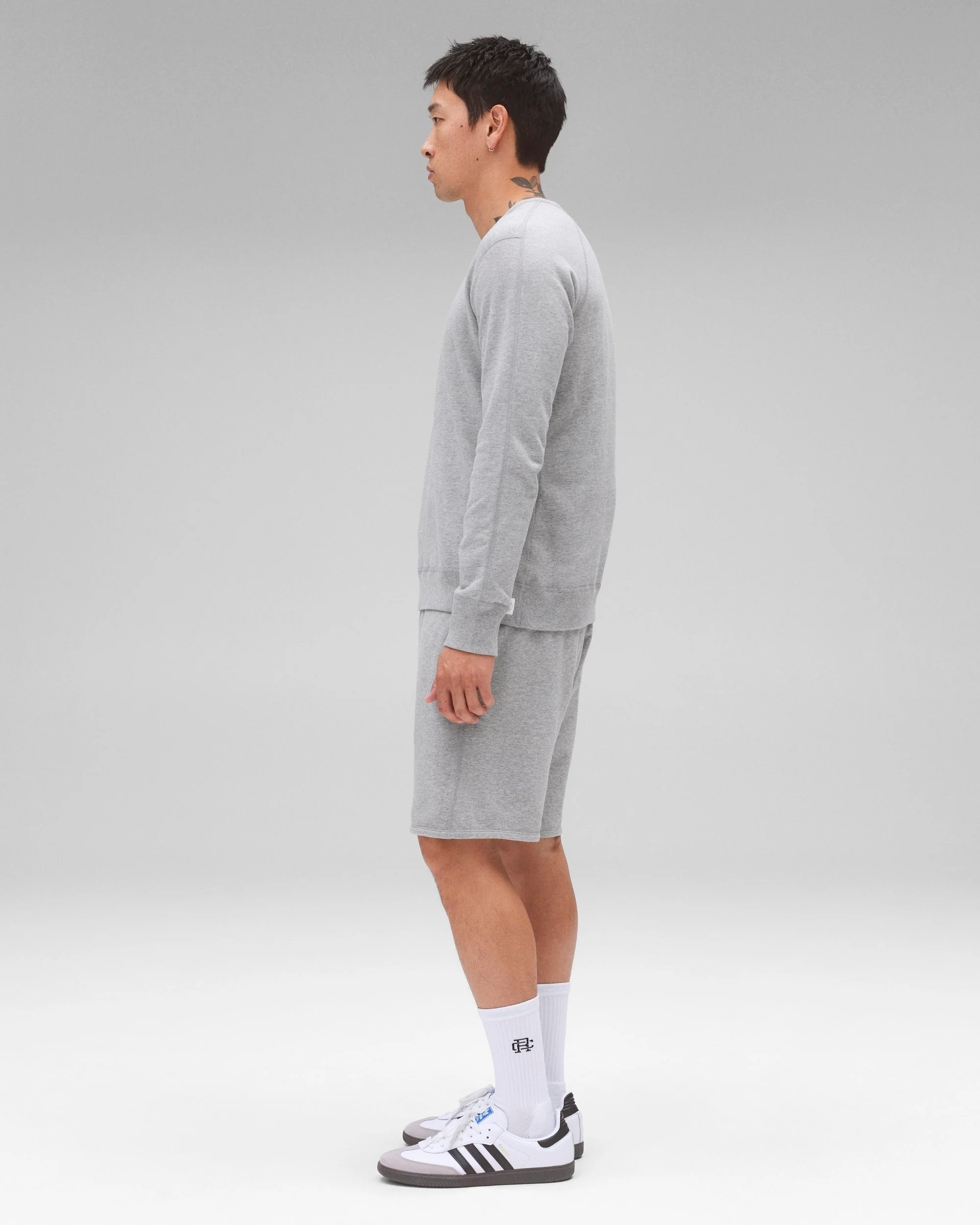 Midweight Terry Slim Crewneck - Image 4