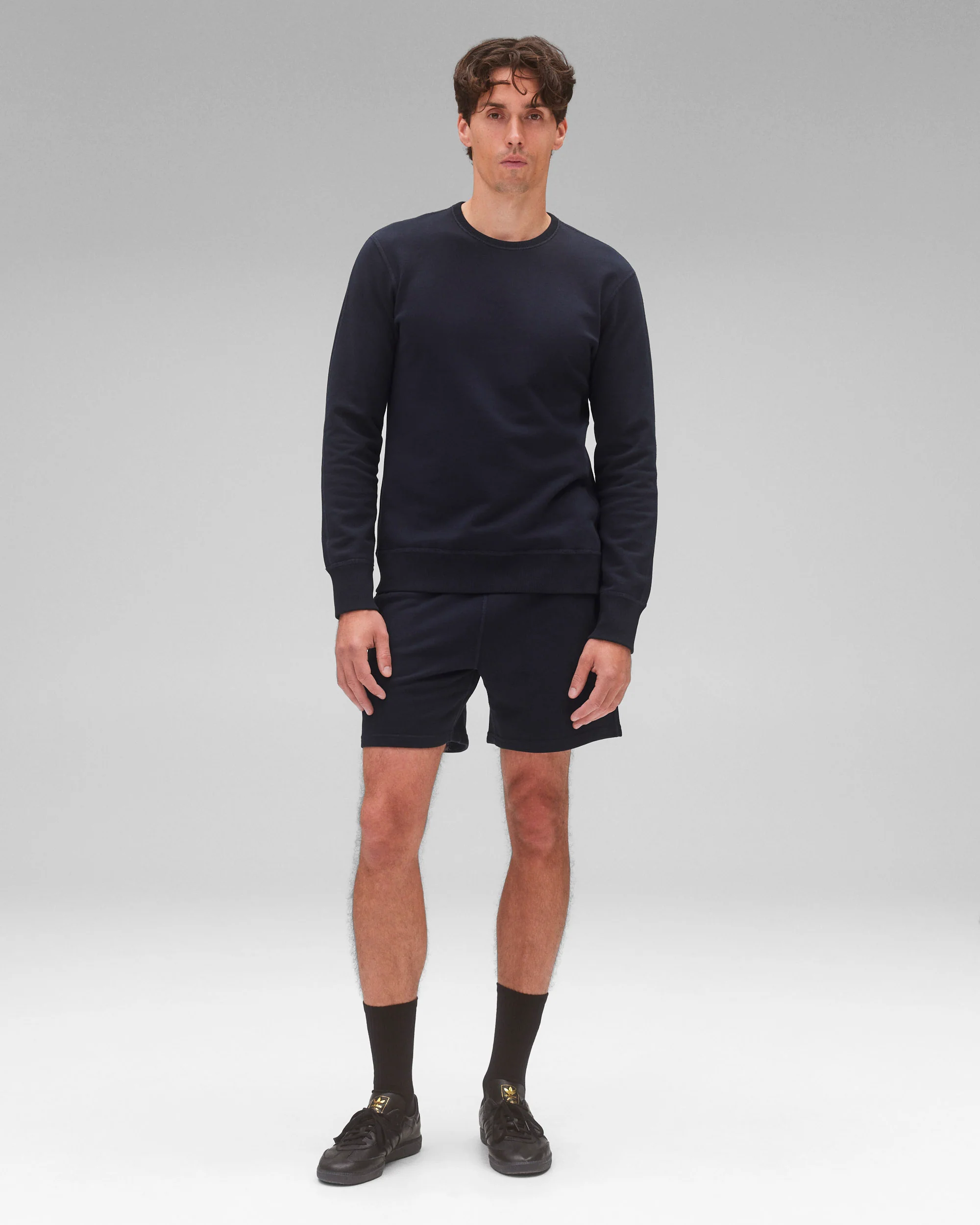 Midweight Terry Slim Crewneck - Image 3