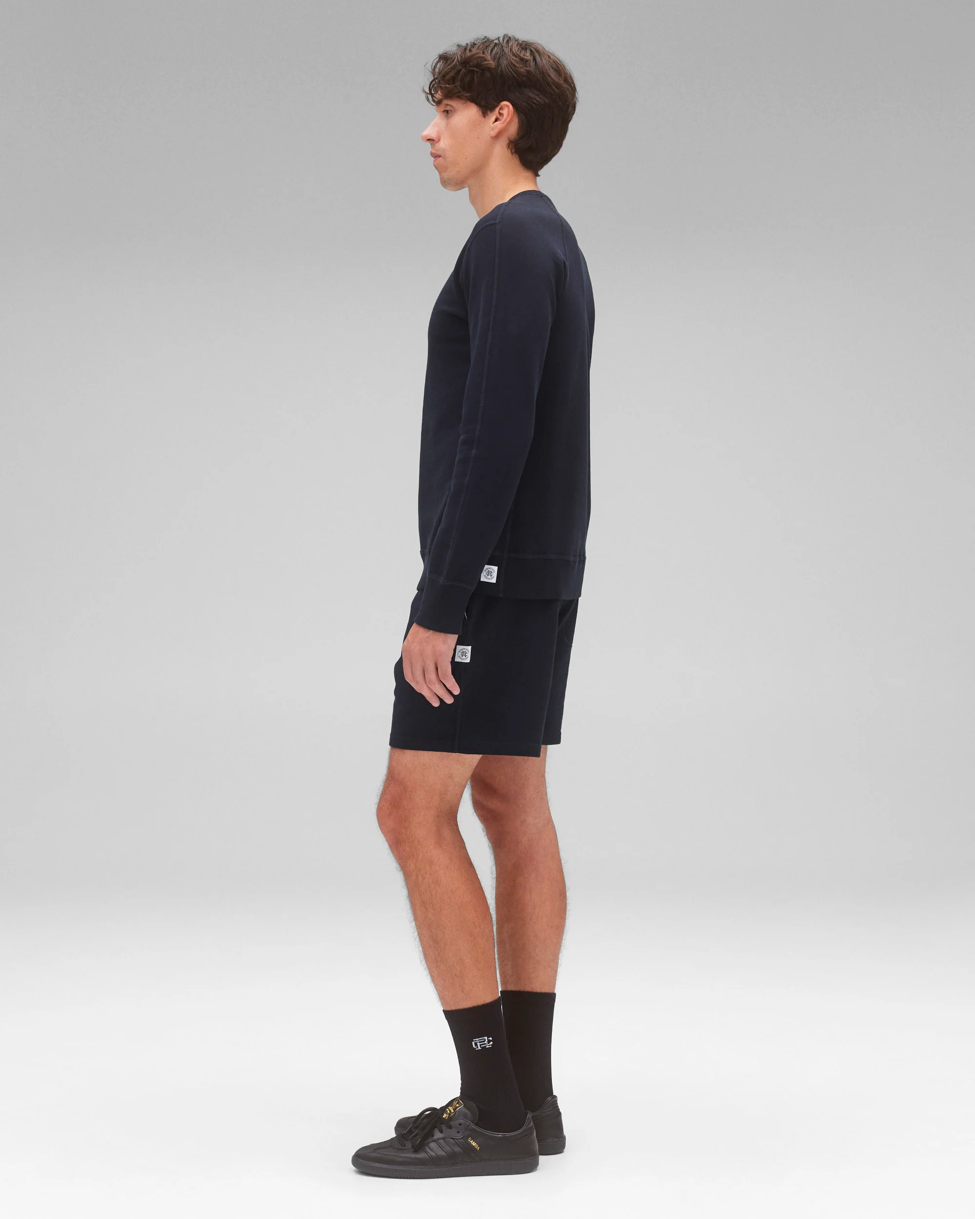 Midweight Terry Slim Crewneck - Image 4