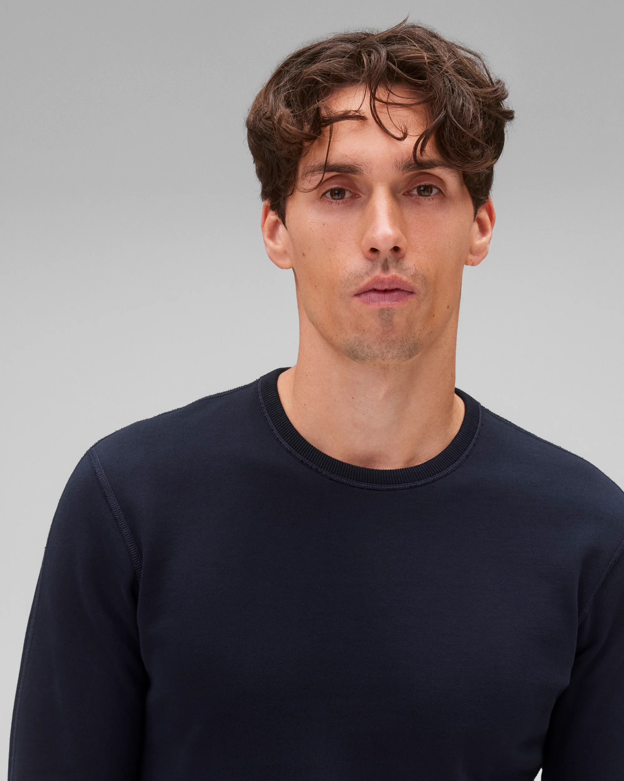 Midweight Terry Slim Crewneck - Image 6
